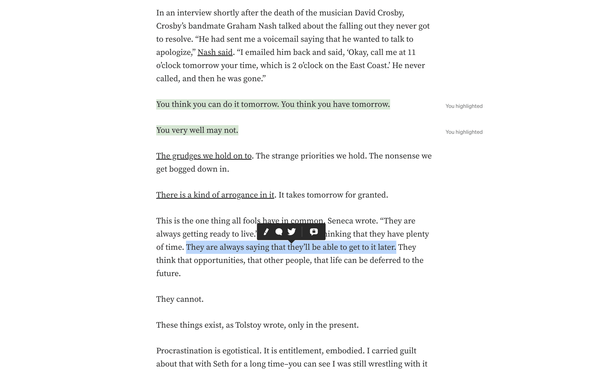 Medium Web News interface screenshot 14