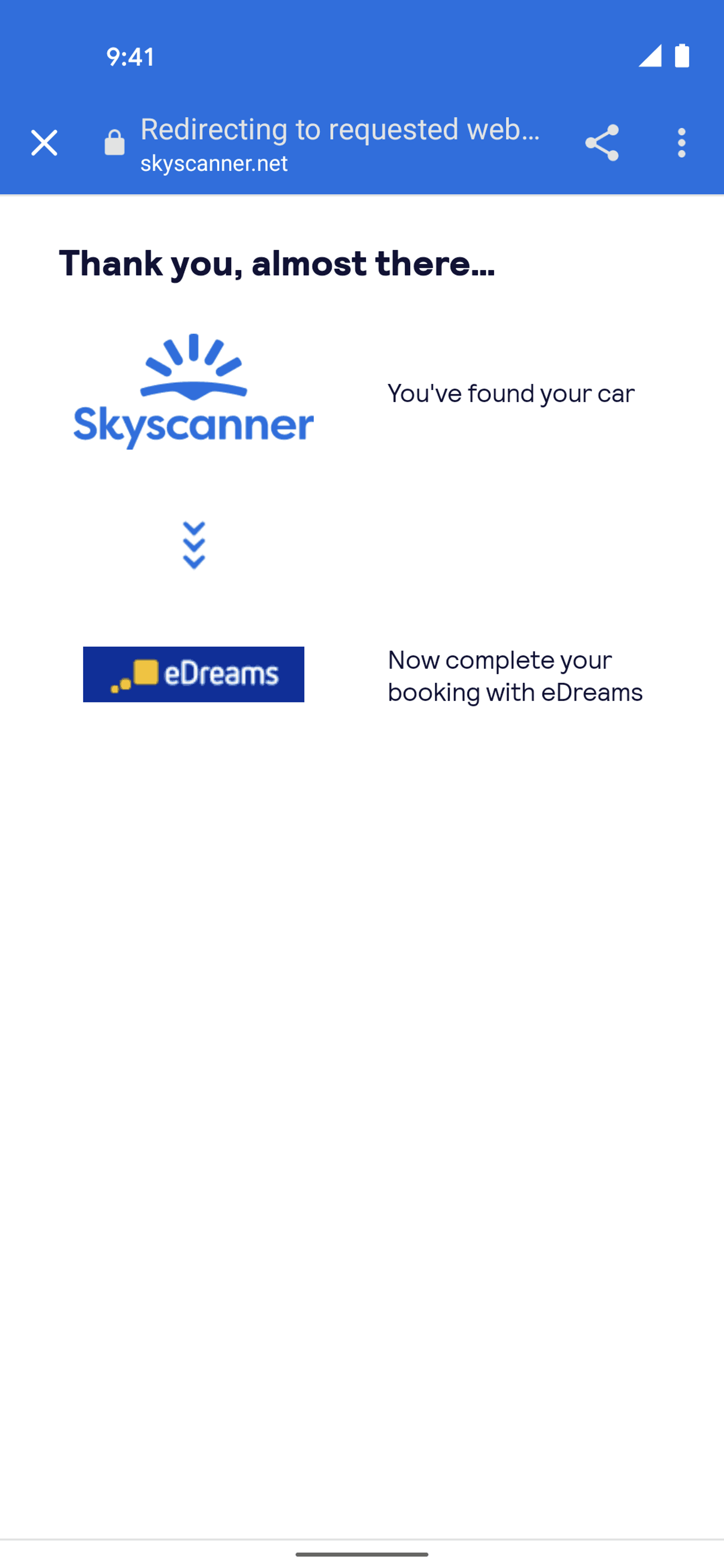 Skyscanner Android Travel & Transportation interface screenshot 8