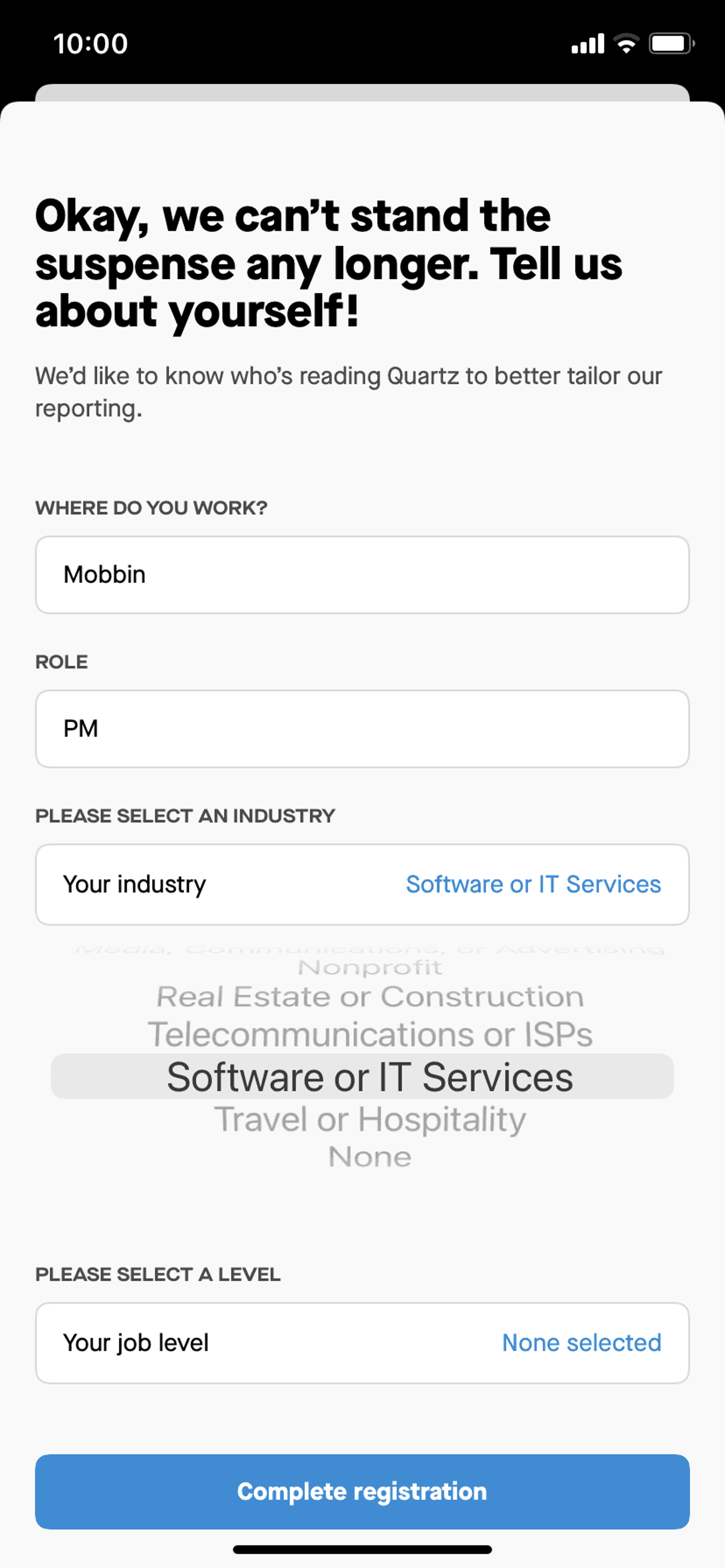 Quartz iOS News interface screenshot 10