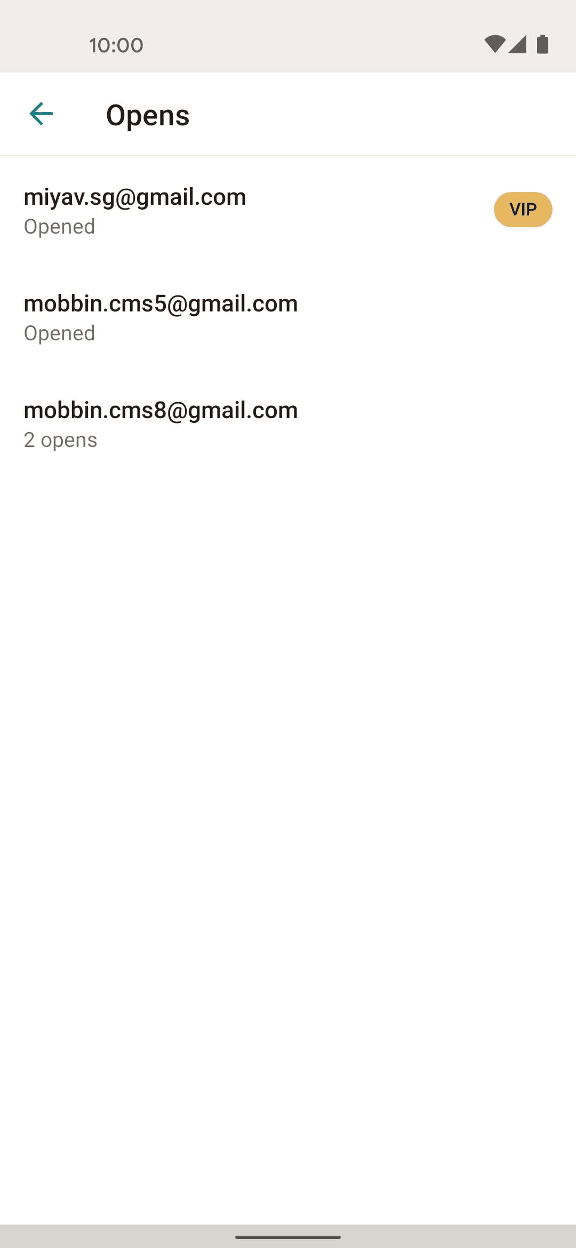 Mailchimp Android Business interface screenshot 19