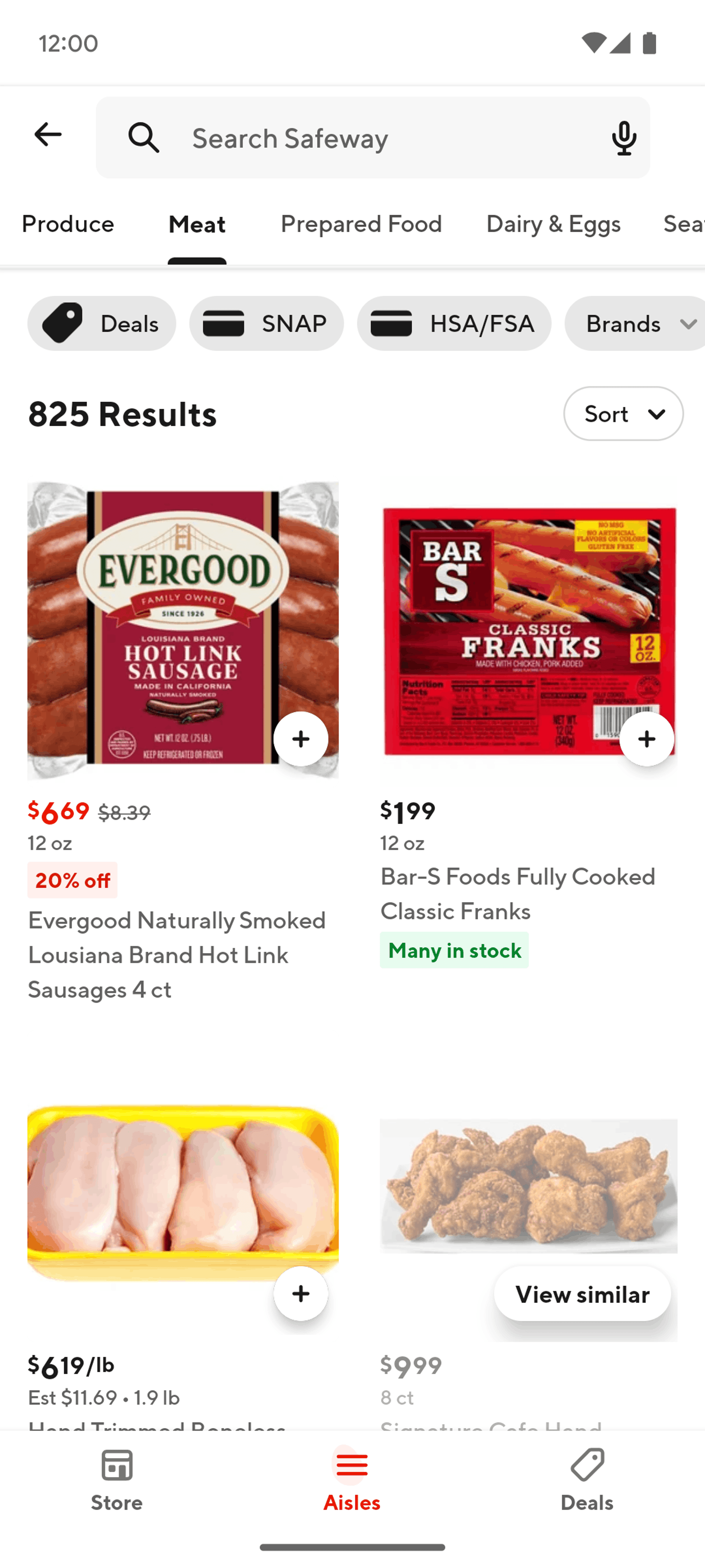 DoorDash Android Shopping interface screenshot 15
