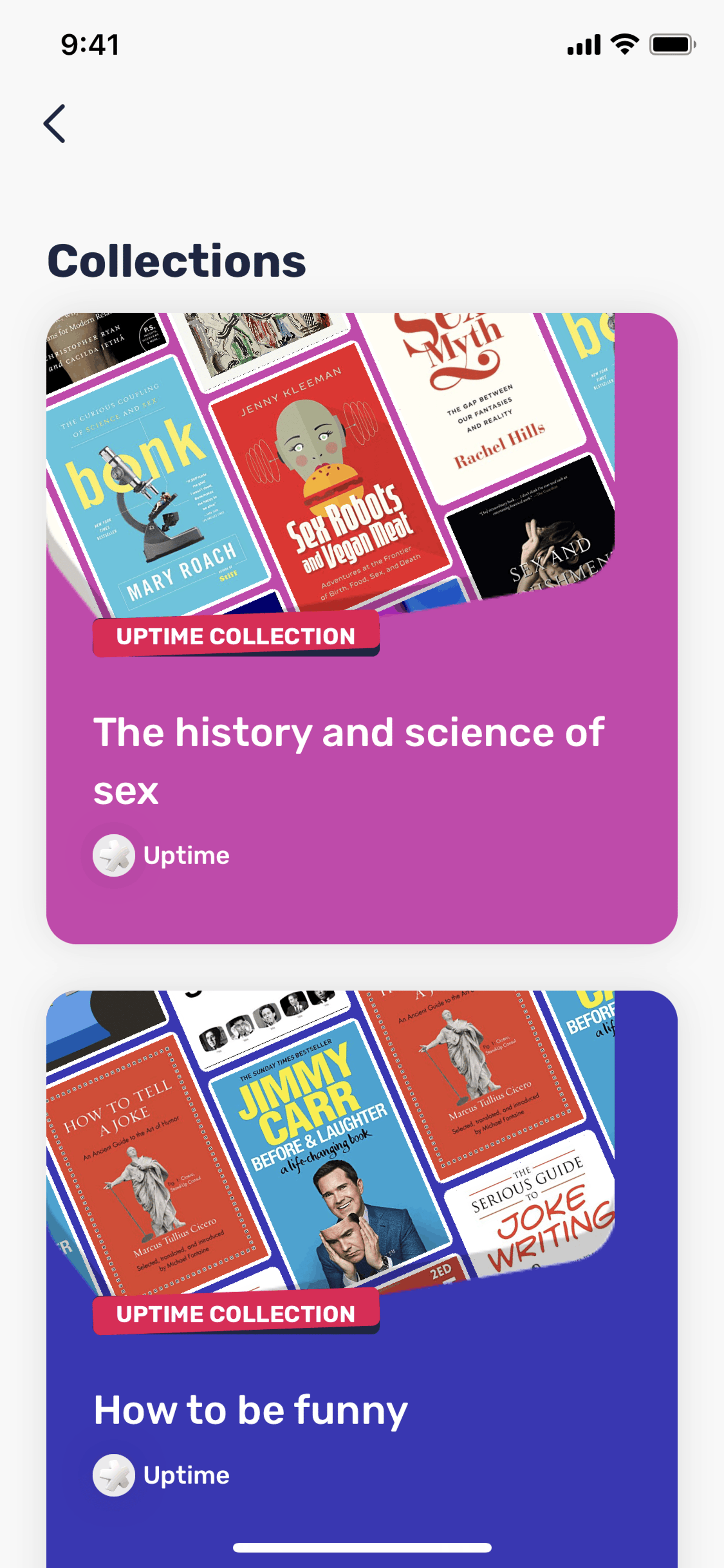 Uptime iOS Education interface screenshot 16