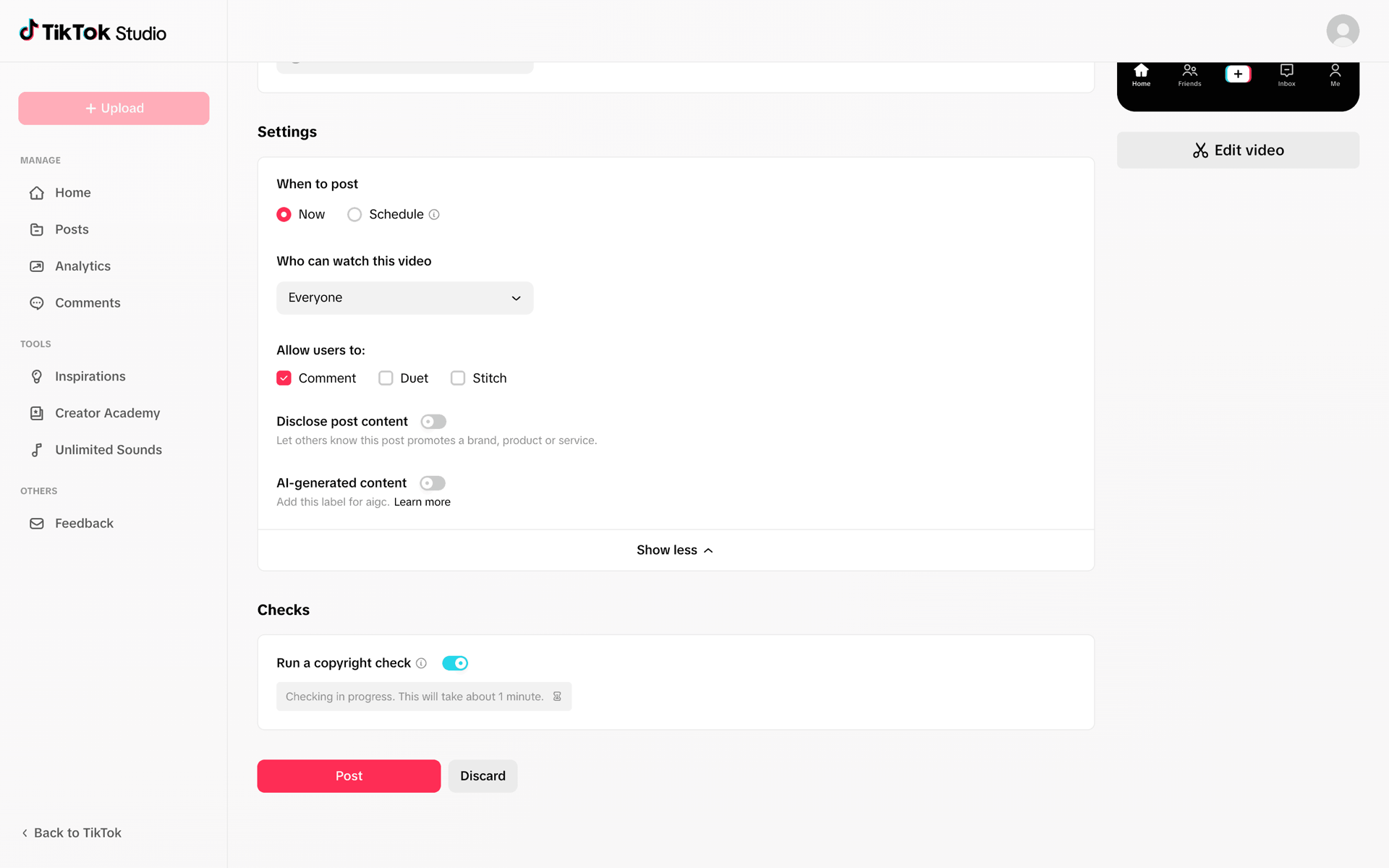 TikTok Web Social Networking interface screenshot 9