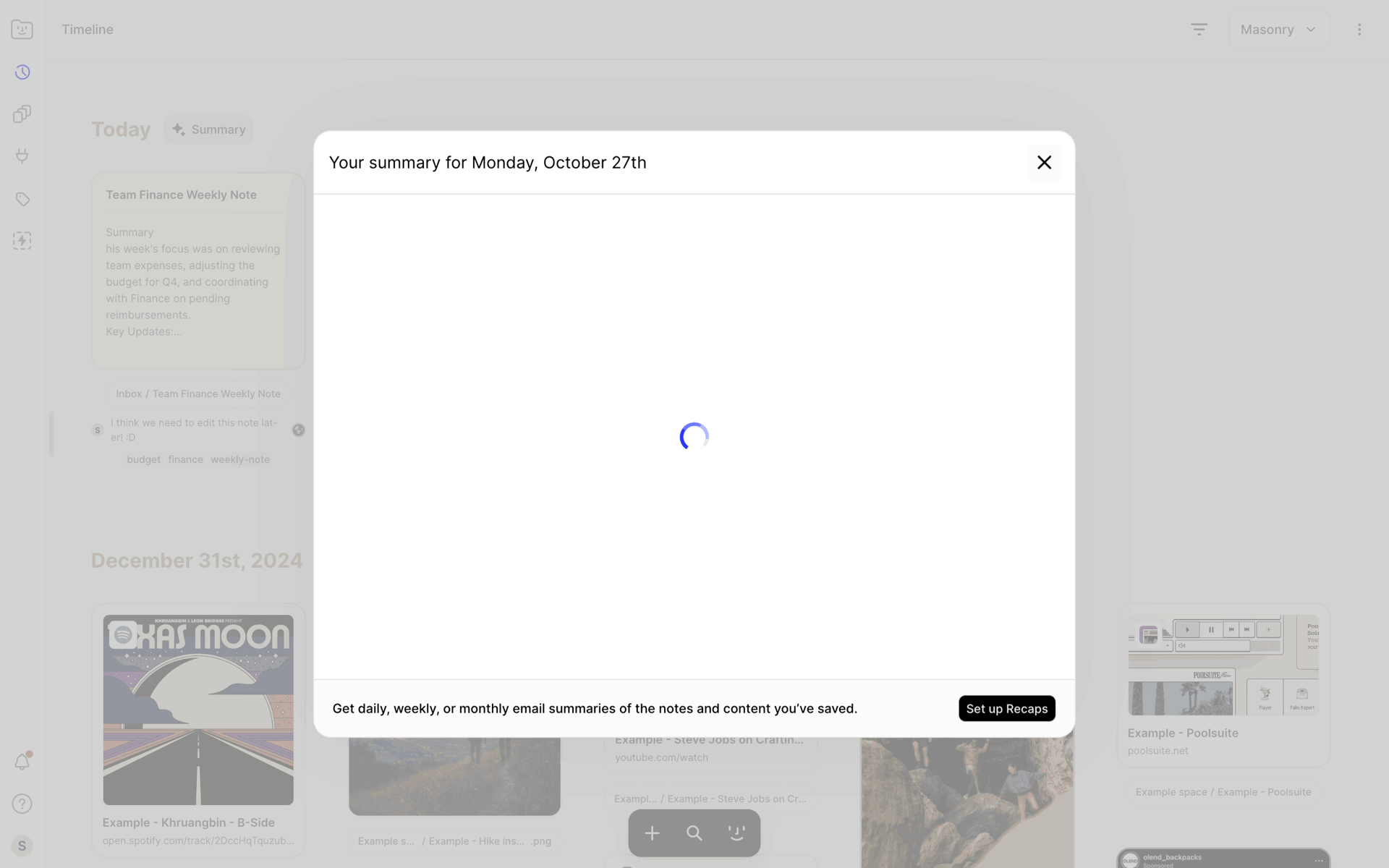 Fabric Web Productivity interface screenshot 14