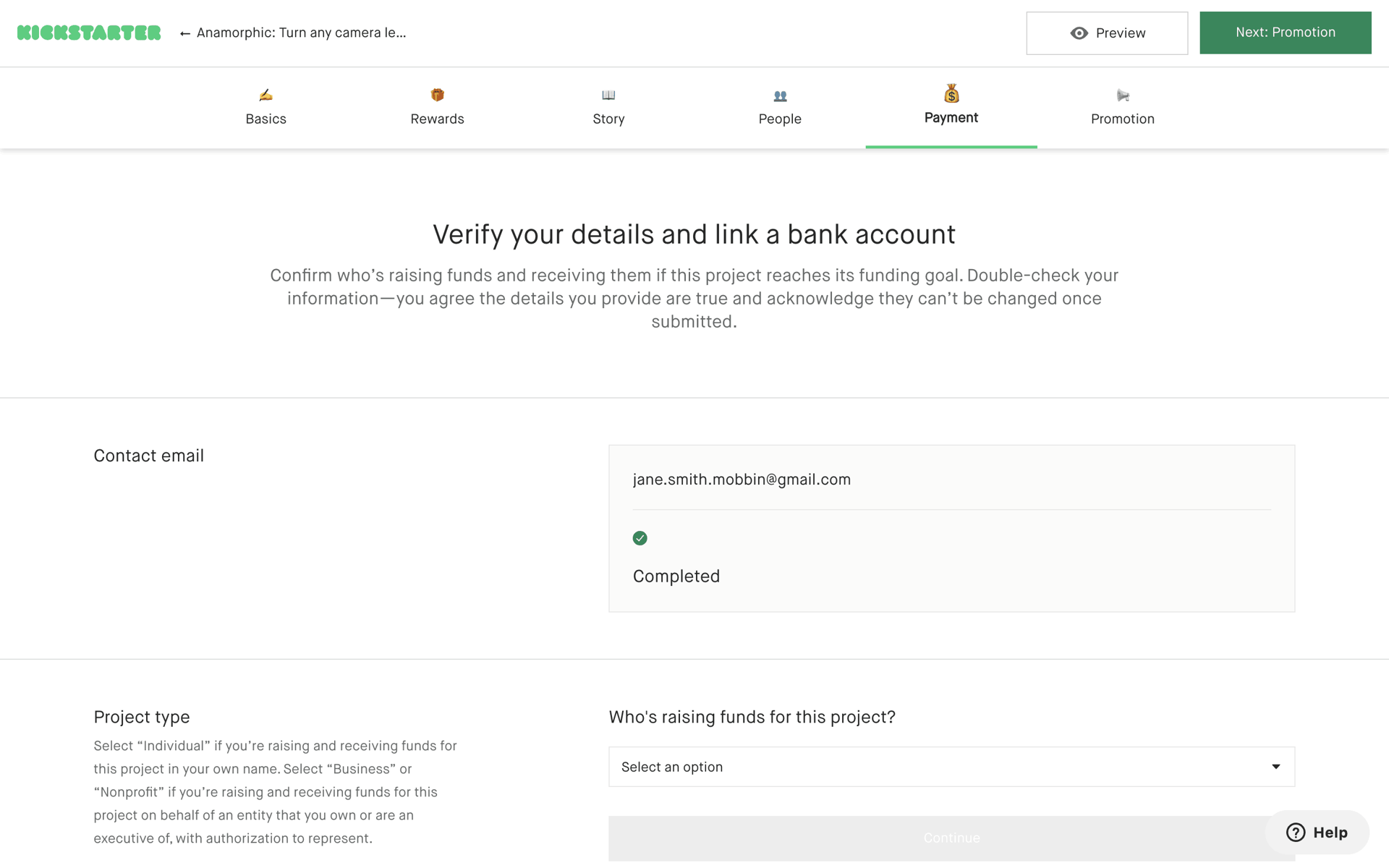 Kickstarter Web Social Networking interface screenshot 16