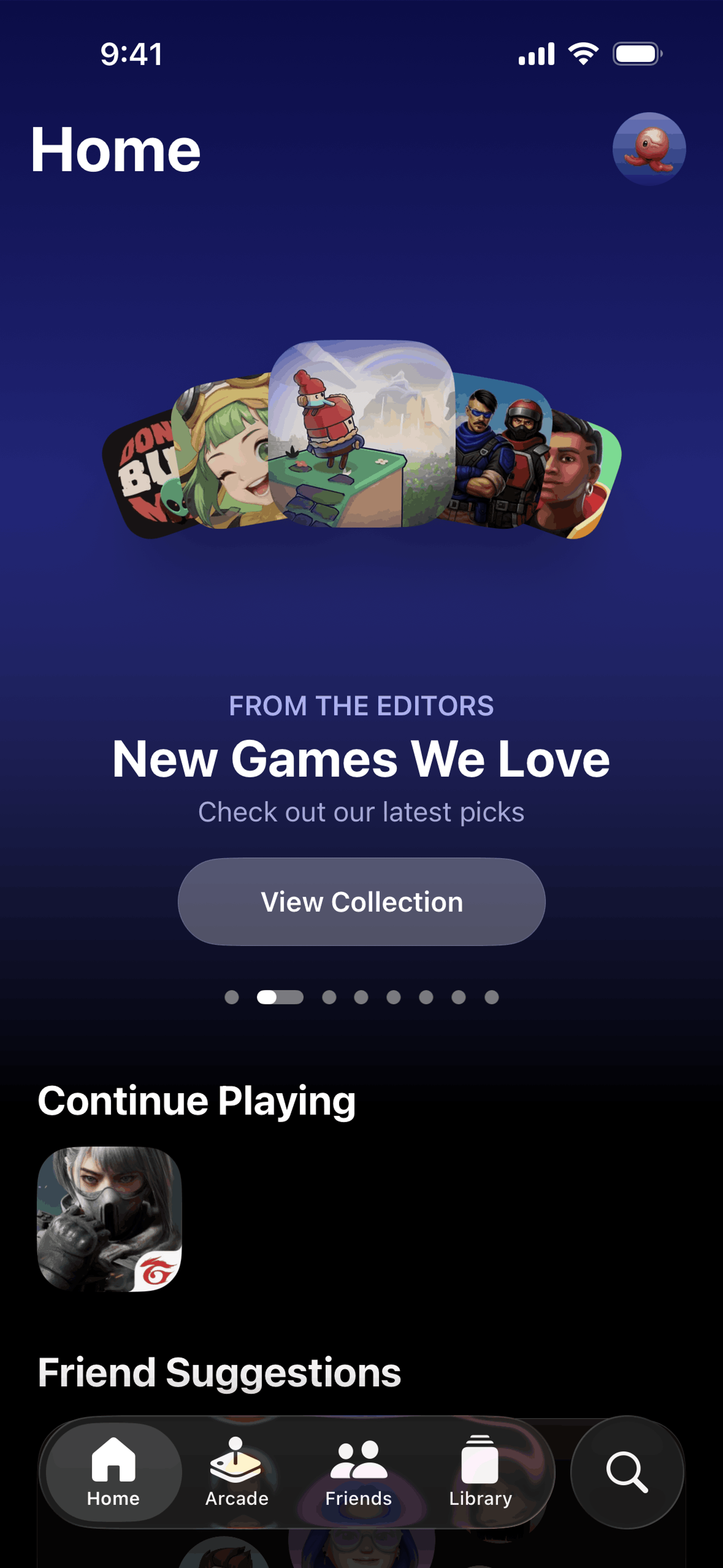 Apple Games iOS Entertainment interface screenshot 6