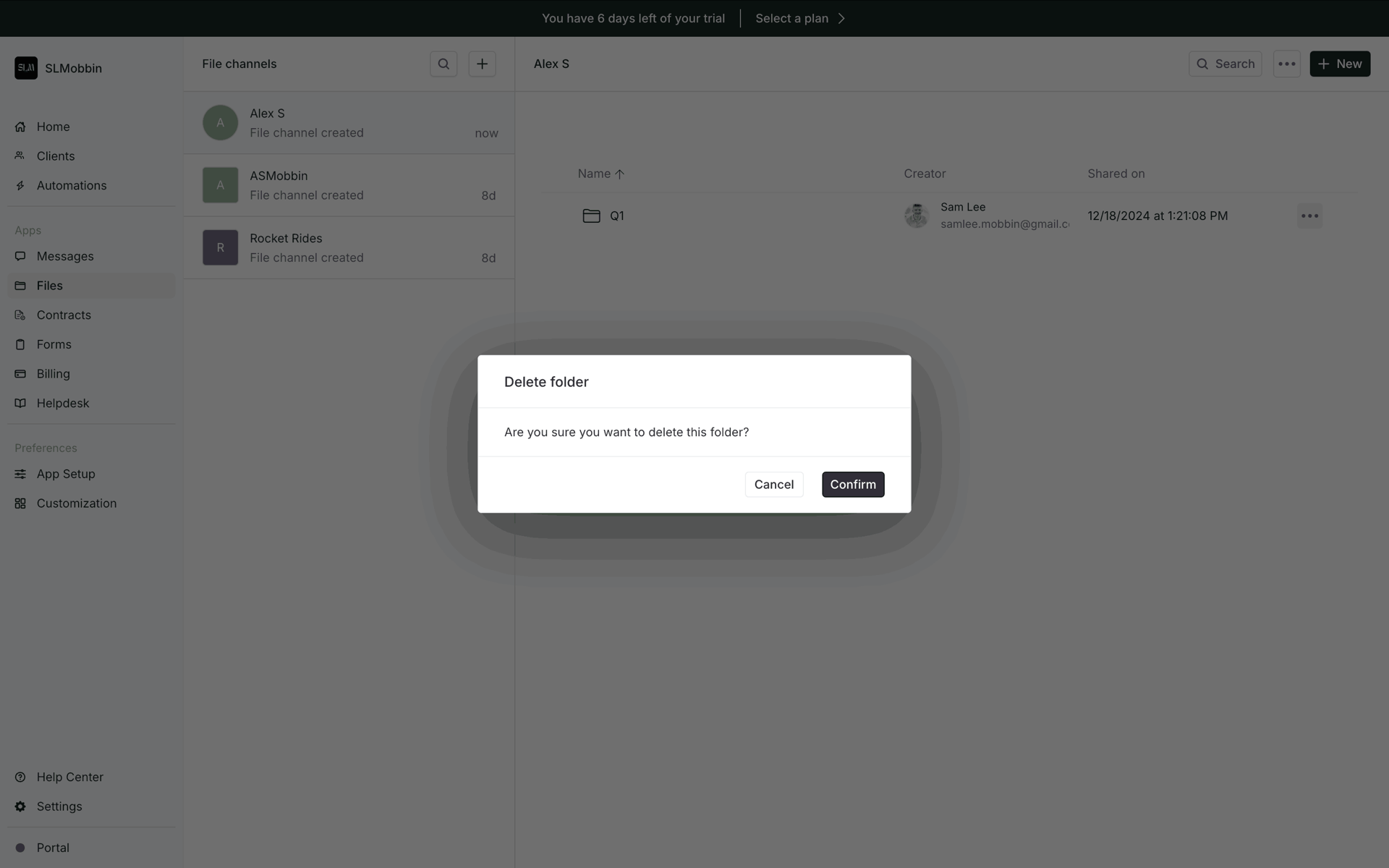 Copilot Web Business interface screenshot 8
