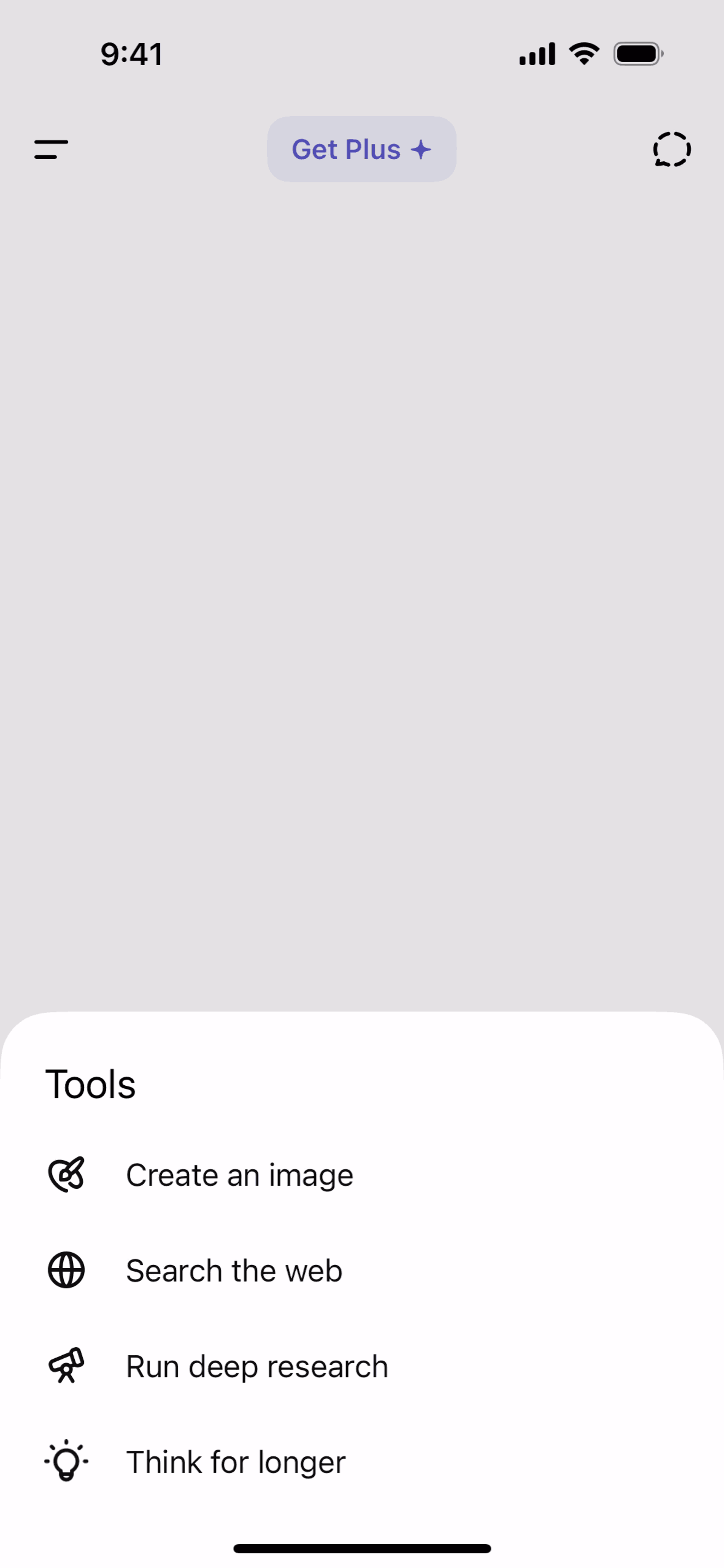 ChatGPT iOS AI interface screenshot 15