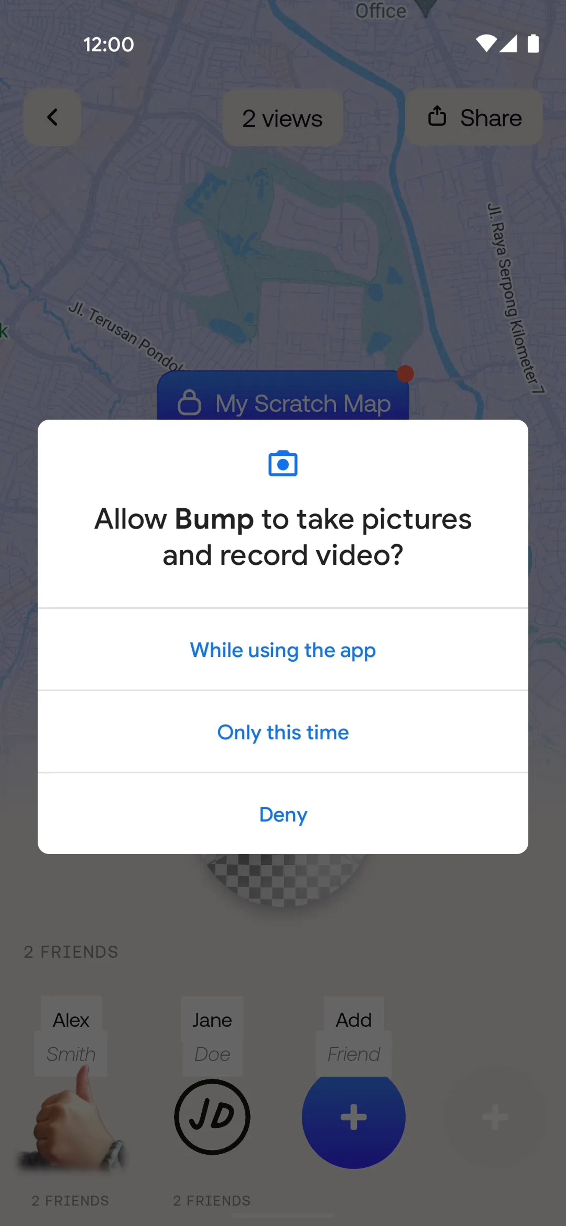 Bump Android Social Networking interface screenshot 14