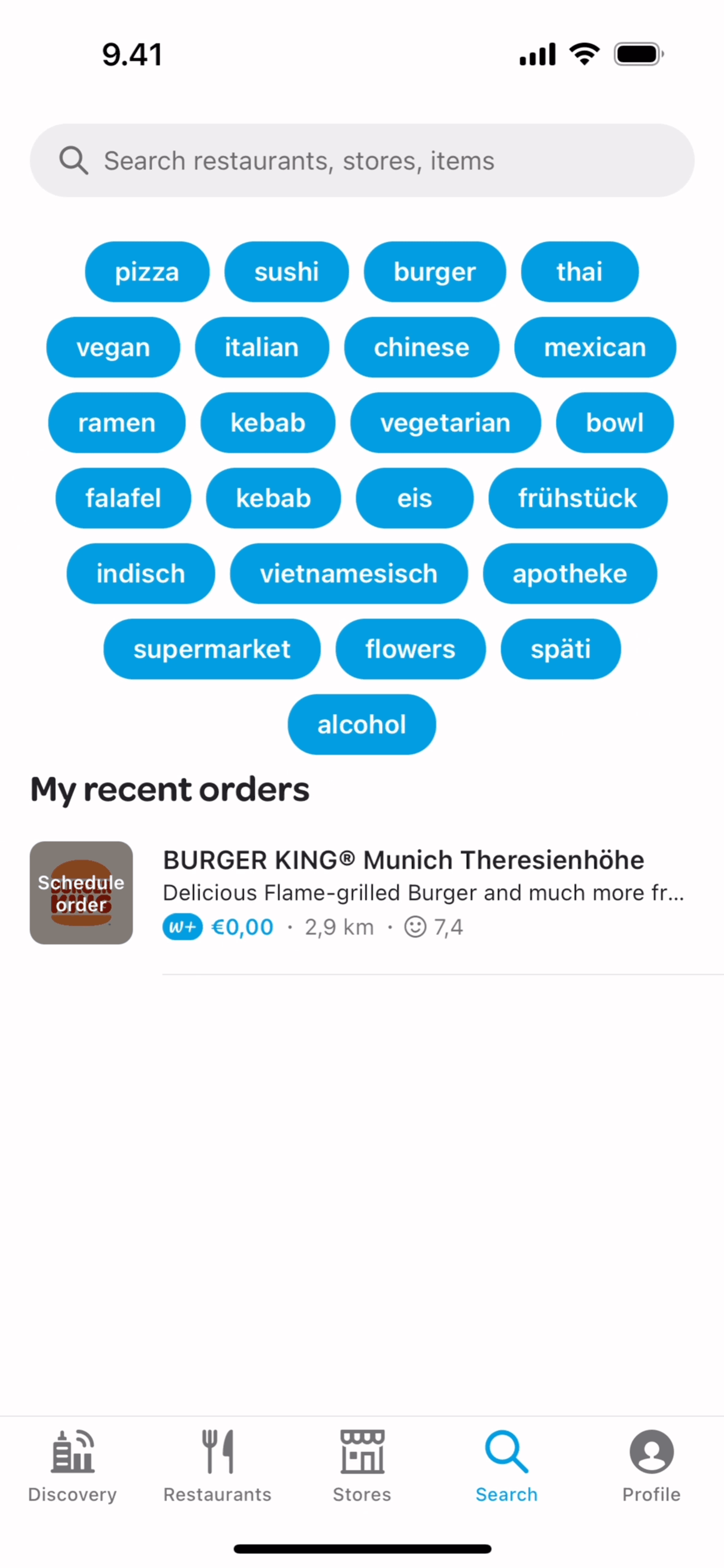 Wolt Delivery iOS Food & Drink interface screenshot 13
