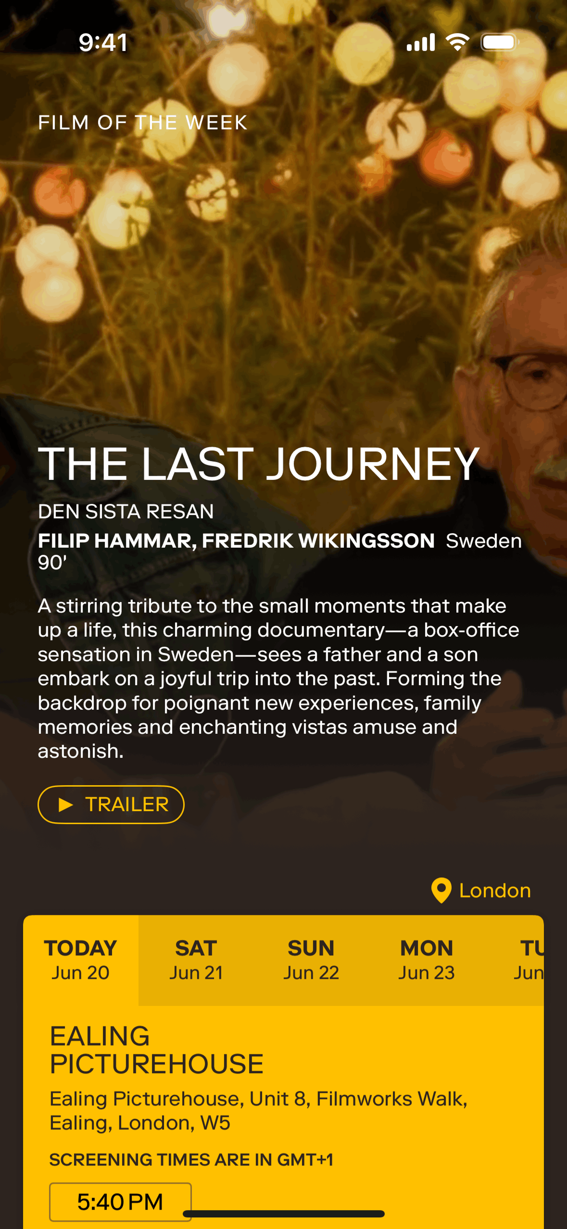 MUBI GO iOS Entertainment interface screenshot 3