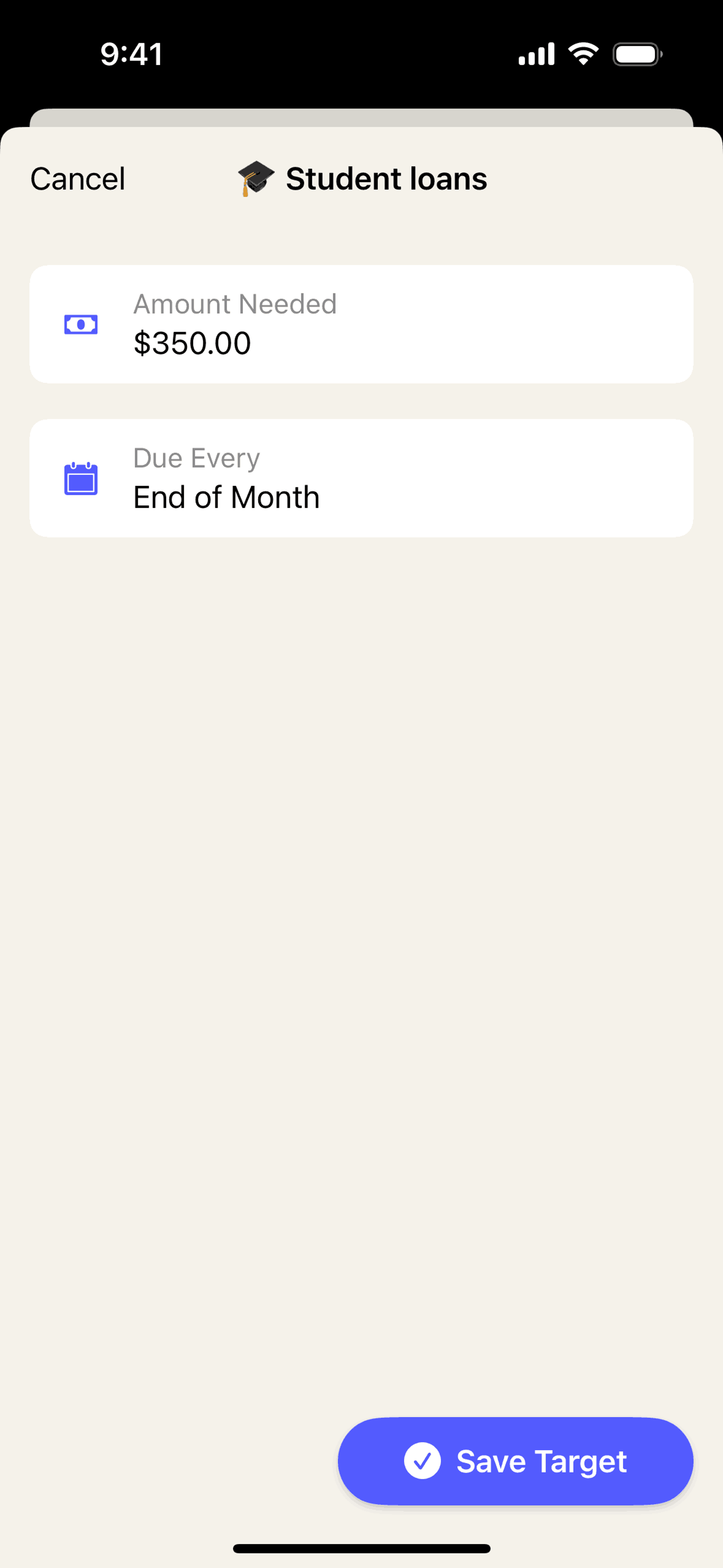 YNAB iOS Finance interface screenshot 16