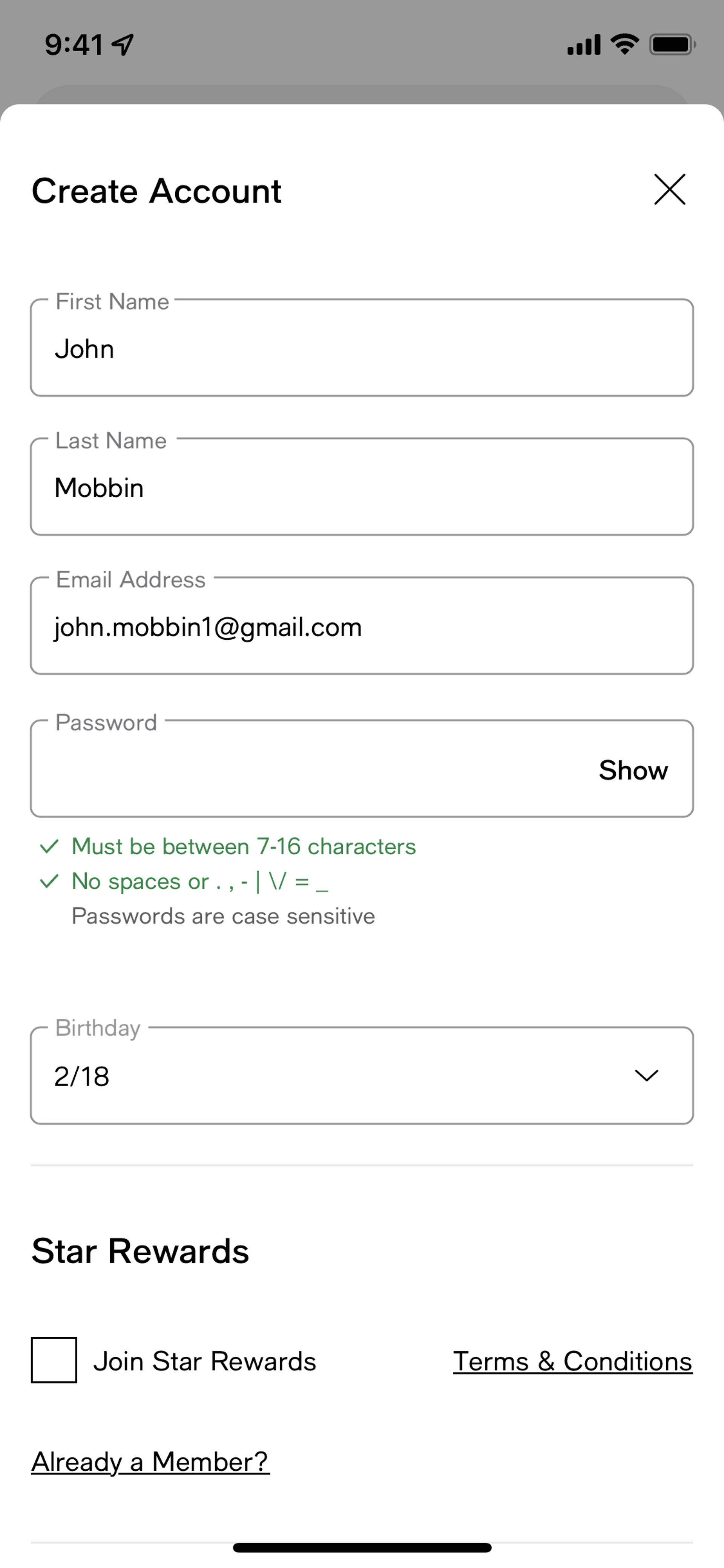 Macy's iOS Shopping interface screenshot 13