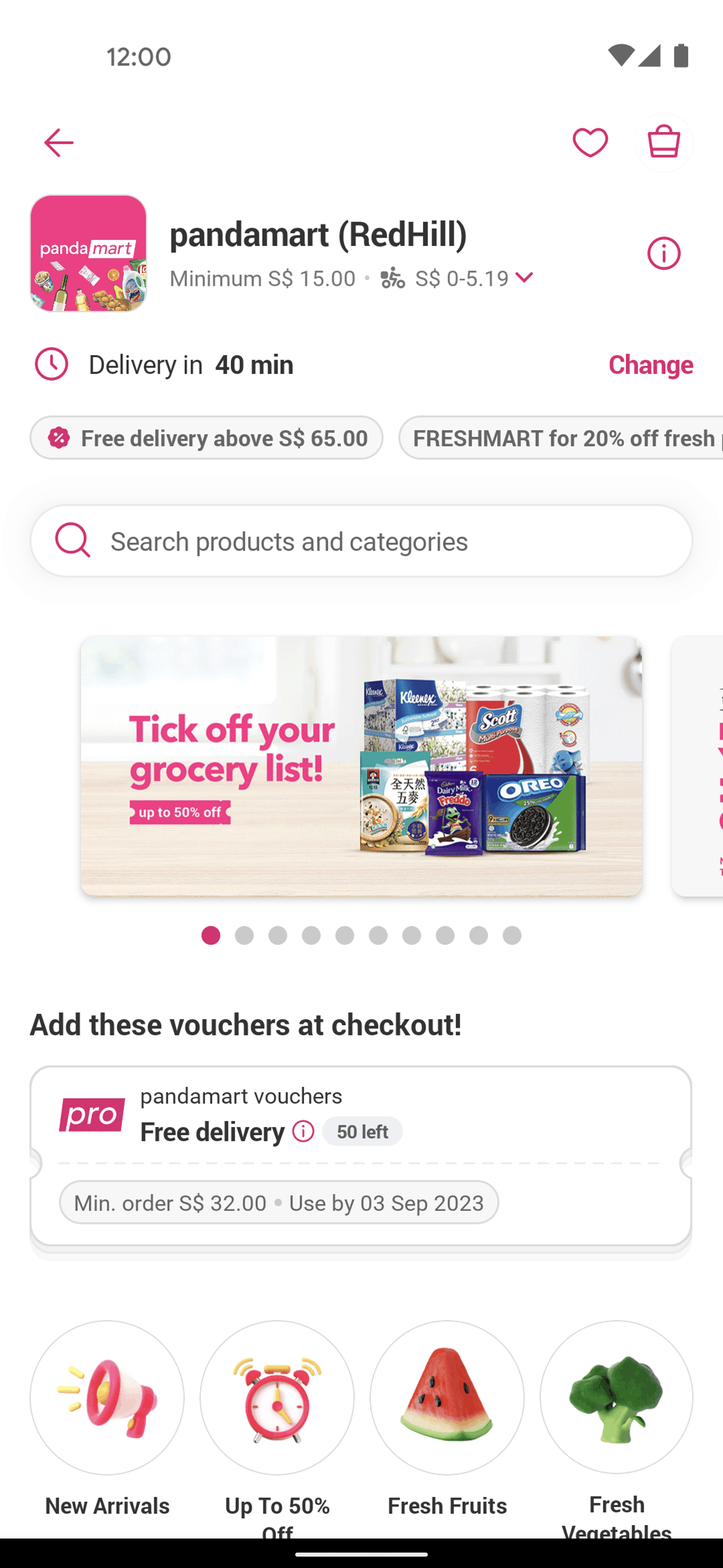 foodpanda Android Food & Drink interface screenshot 12