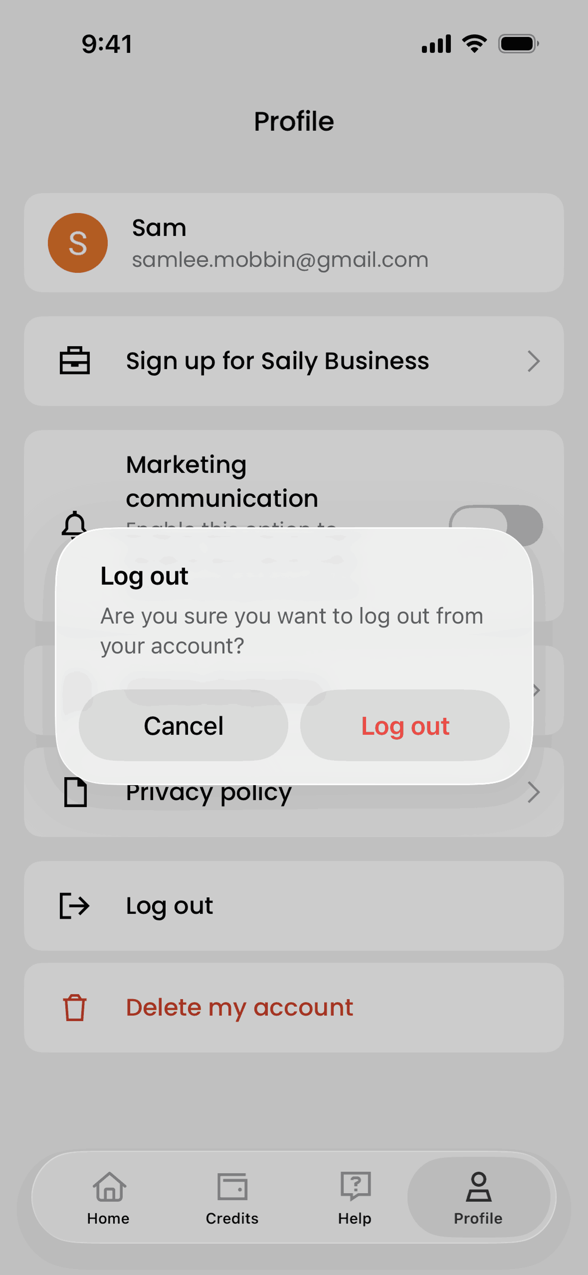Saily iOS Travel & Transportation interface screenshot 9