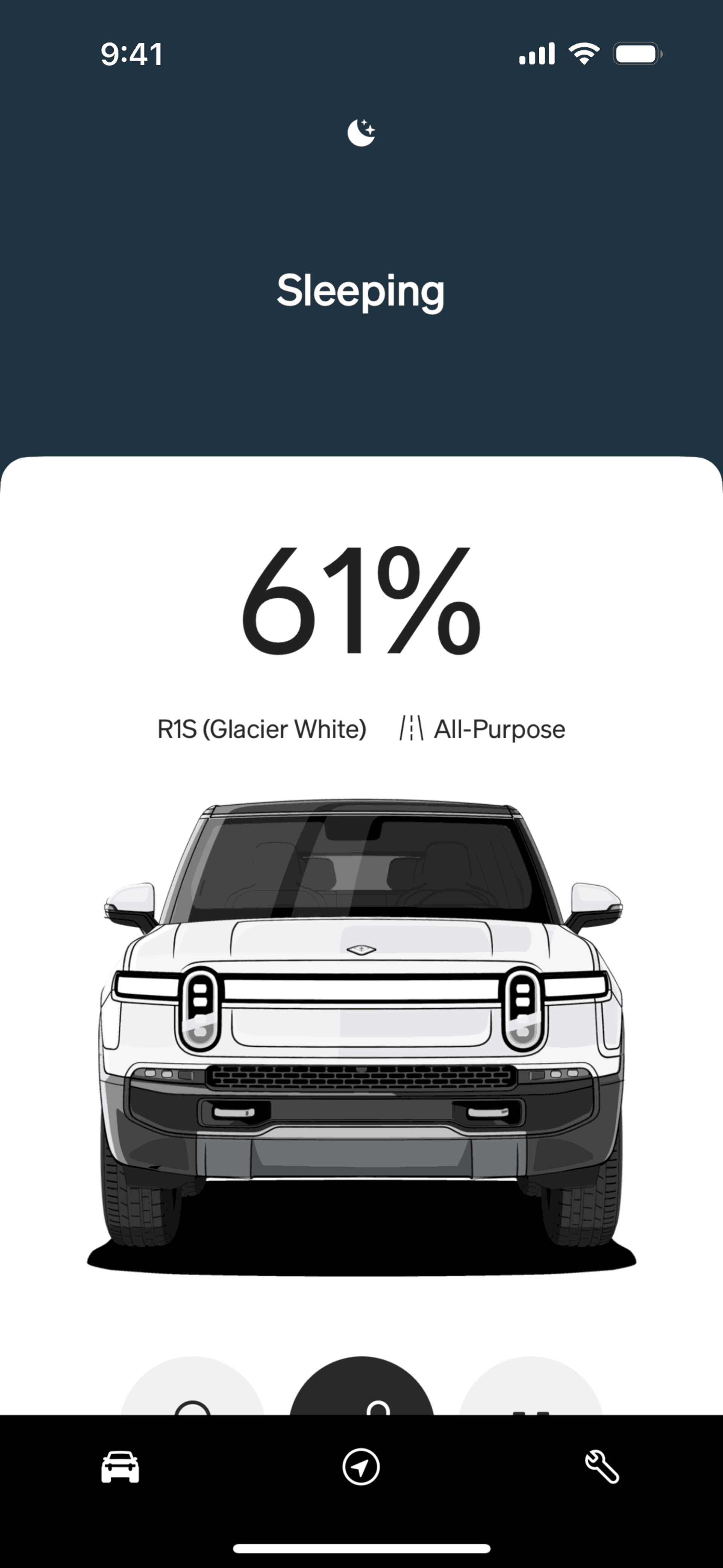Rivian iOS Travel & Transportation interface screenshot 19