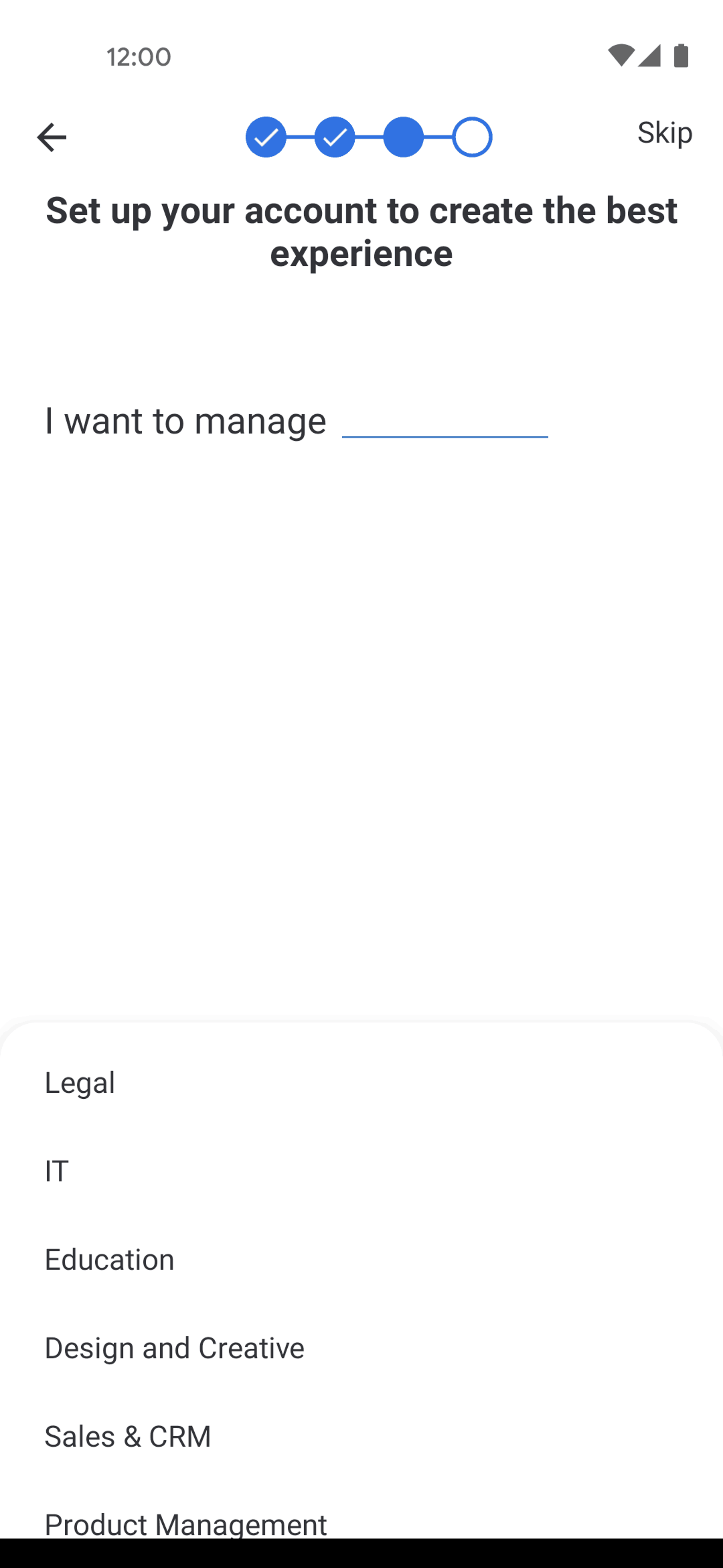monday.com Android Collaboration interface screenshot 12