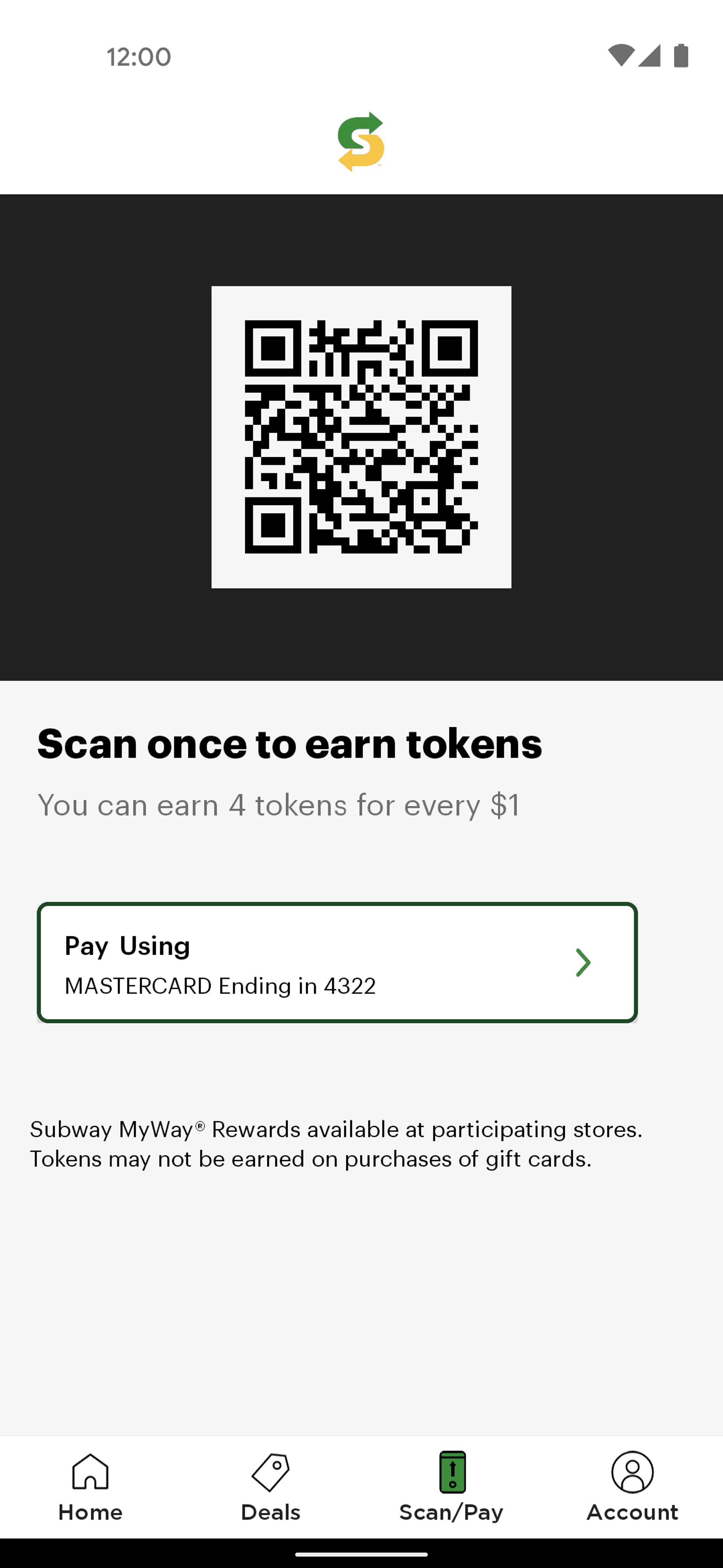 Subway Android Food & Drink interface screenshot 3