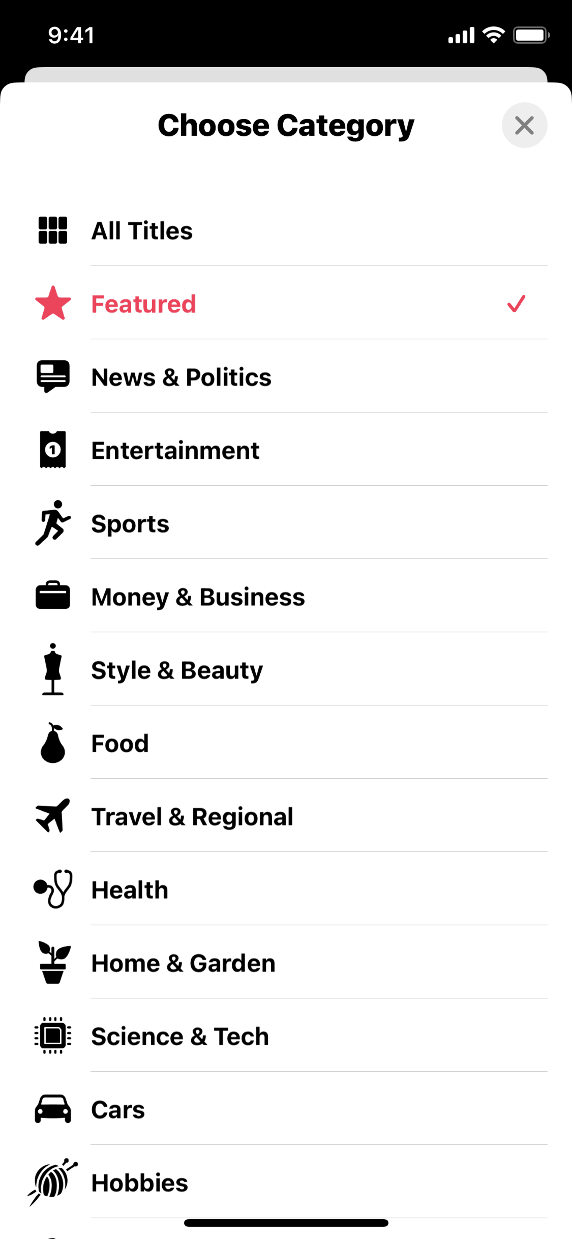 Apple News iOS News interface screenshot 3