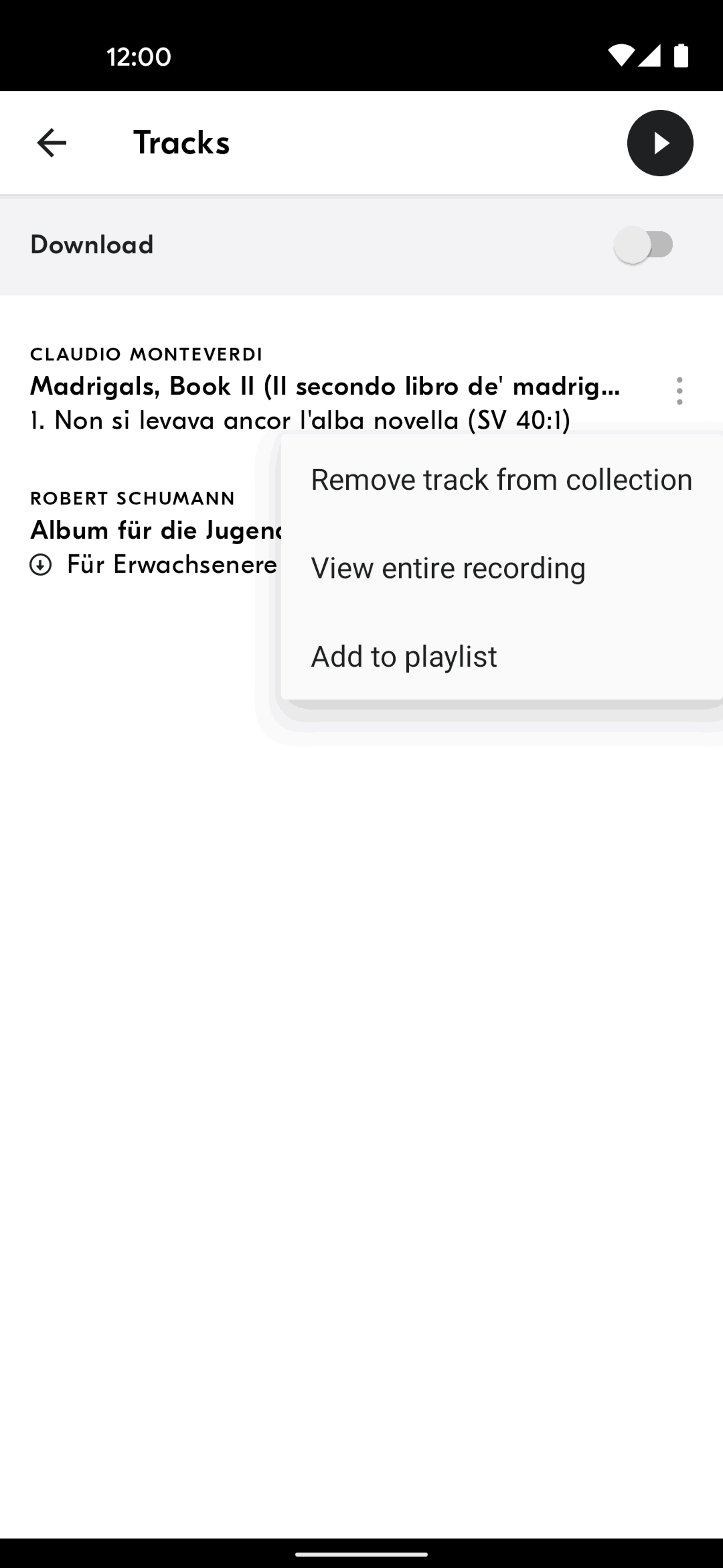 IDAGIO Android Music & Audio interface screenshot 11
