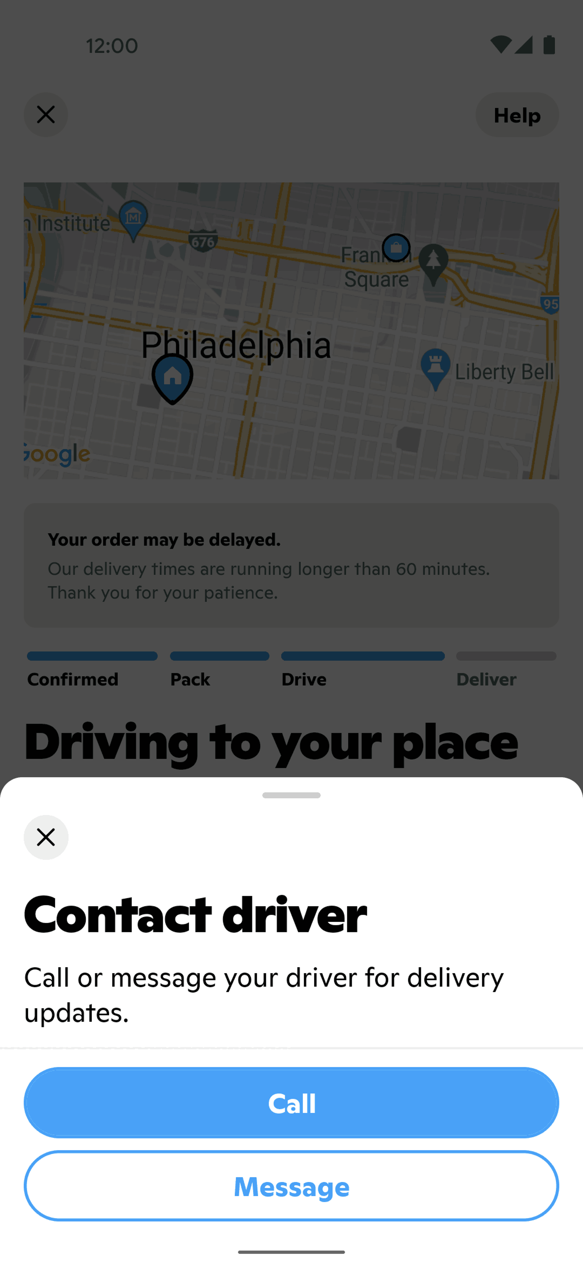 Gopuff Android Food & Drink interface screenshot 9