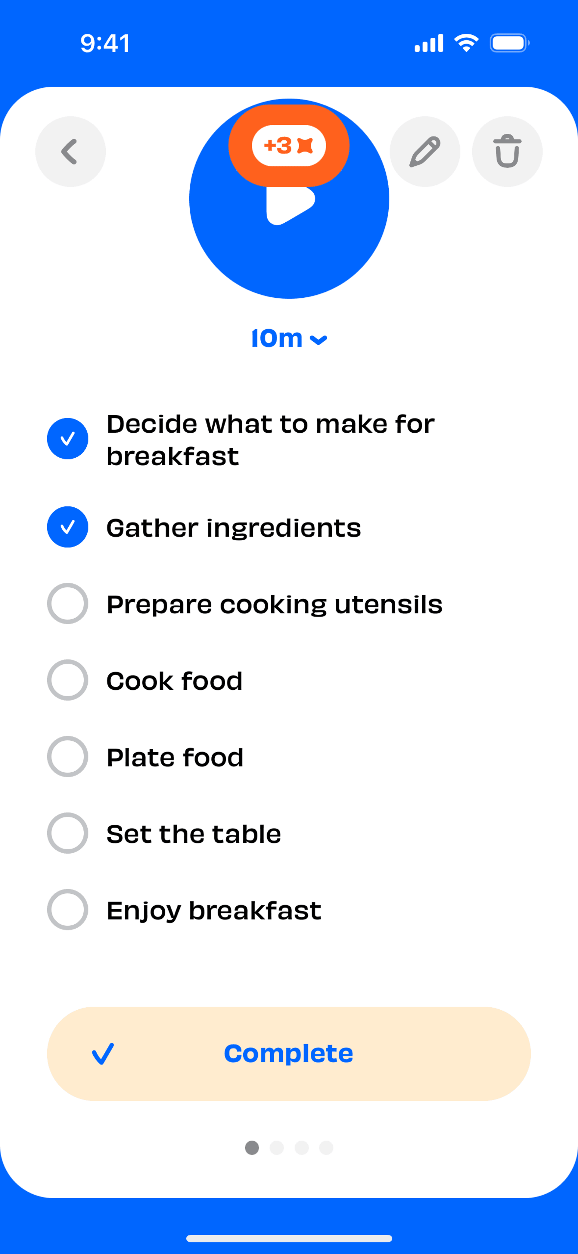 Numo iOS Productivity interface screenshot 10