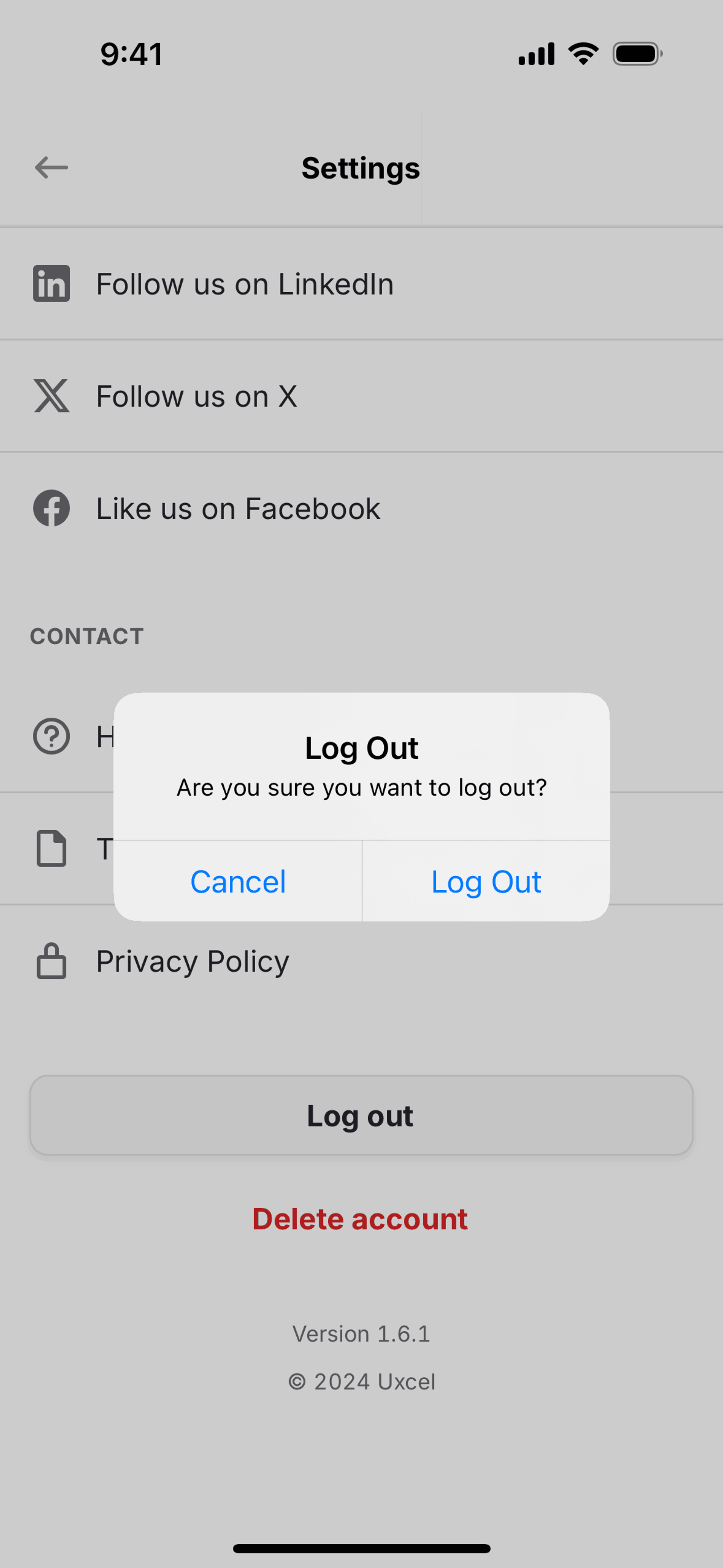 Uxcel Go iOS Education interface screenshot 7