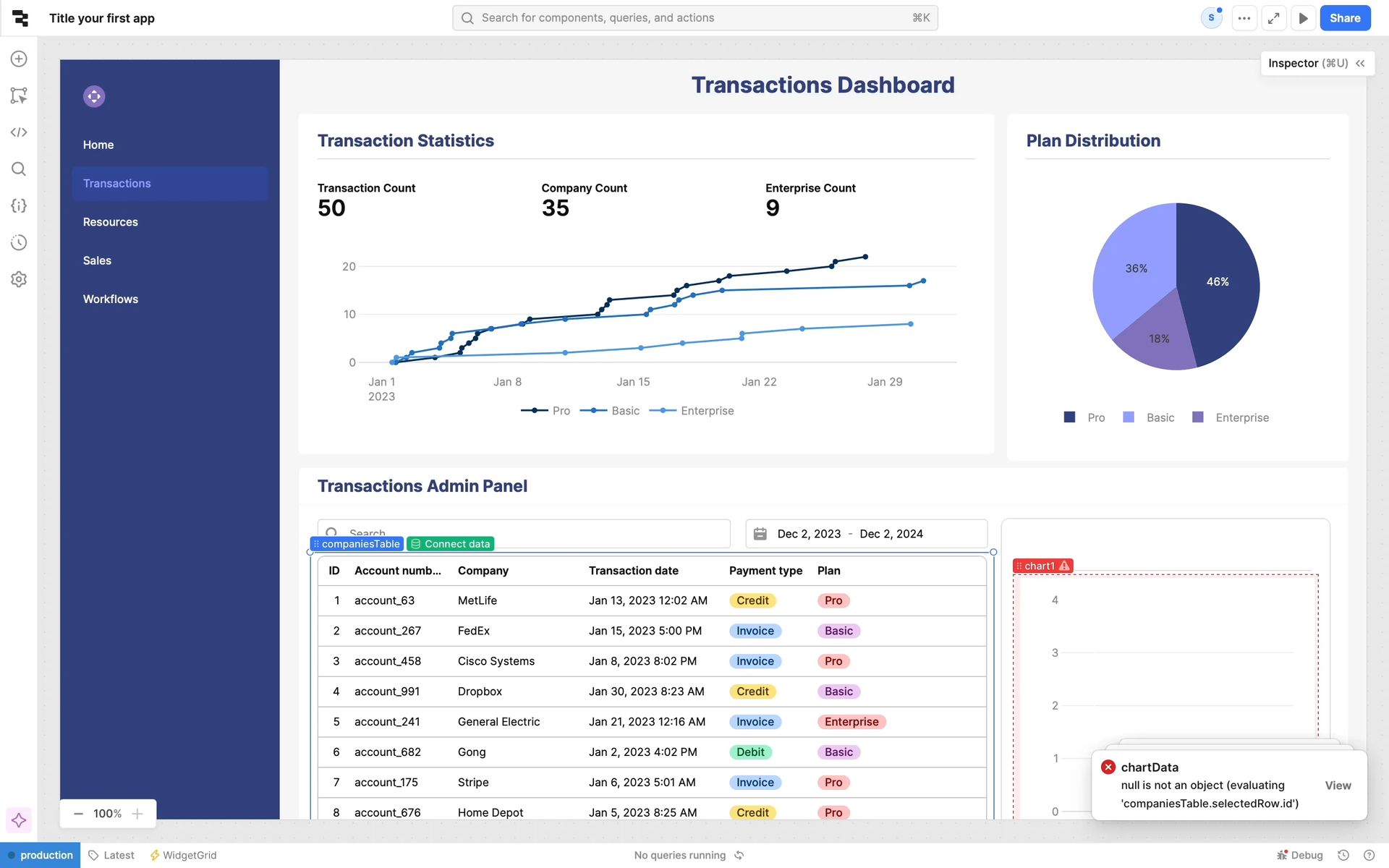Retool Web Developer Tools interface screenshot 15