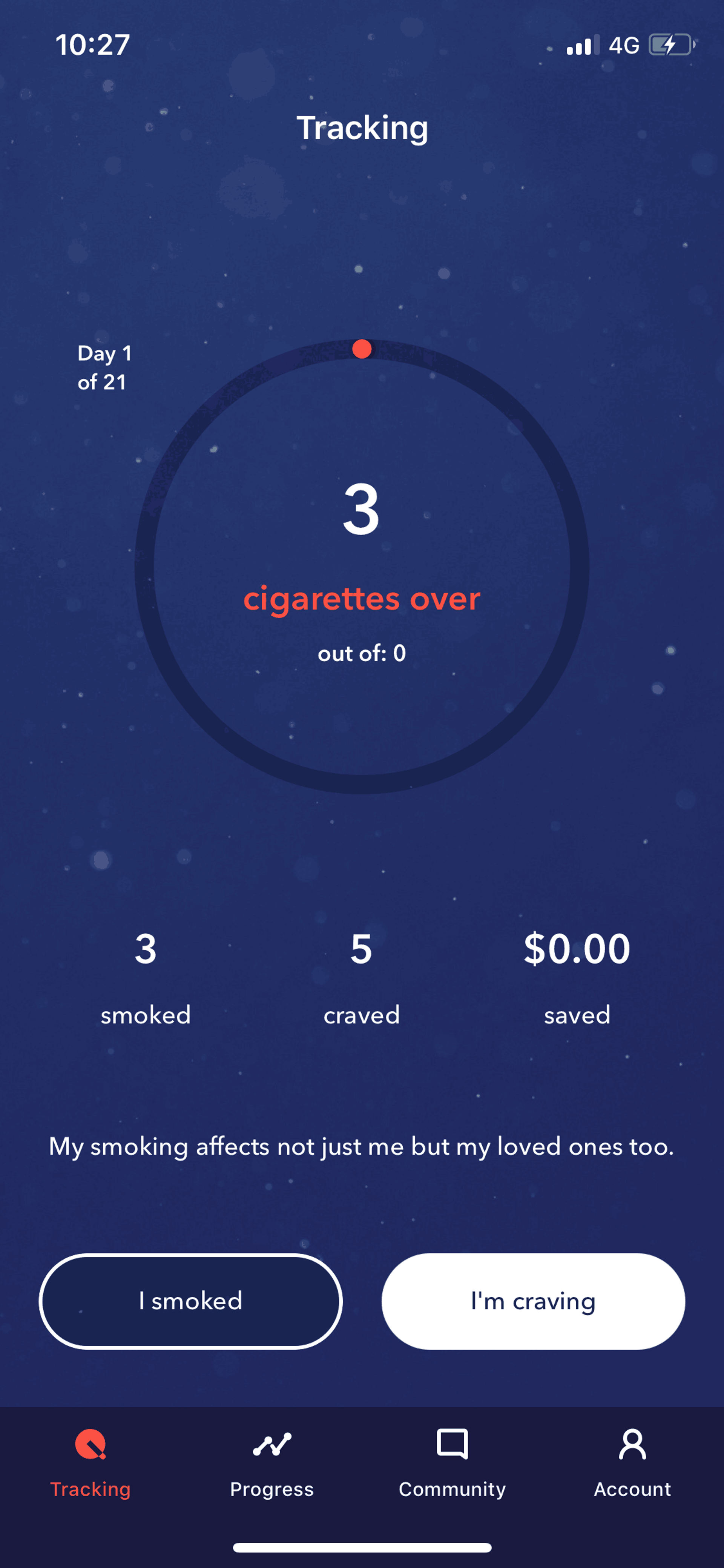 LIVESTRONG MyQuit Coach iOS Health & Fitness interface screenshot 8