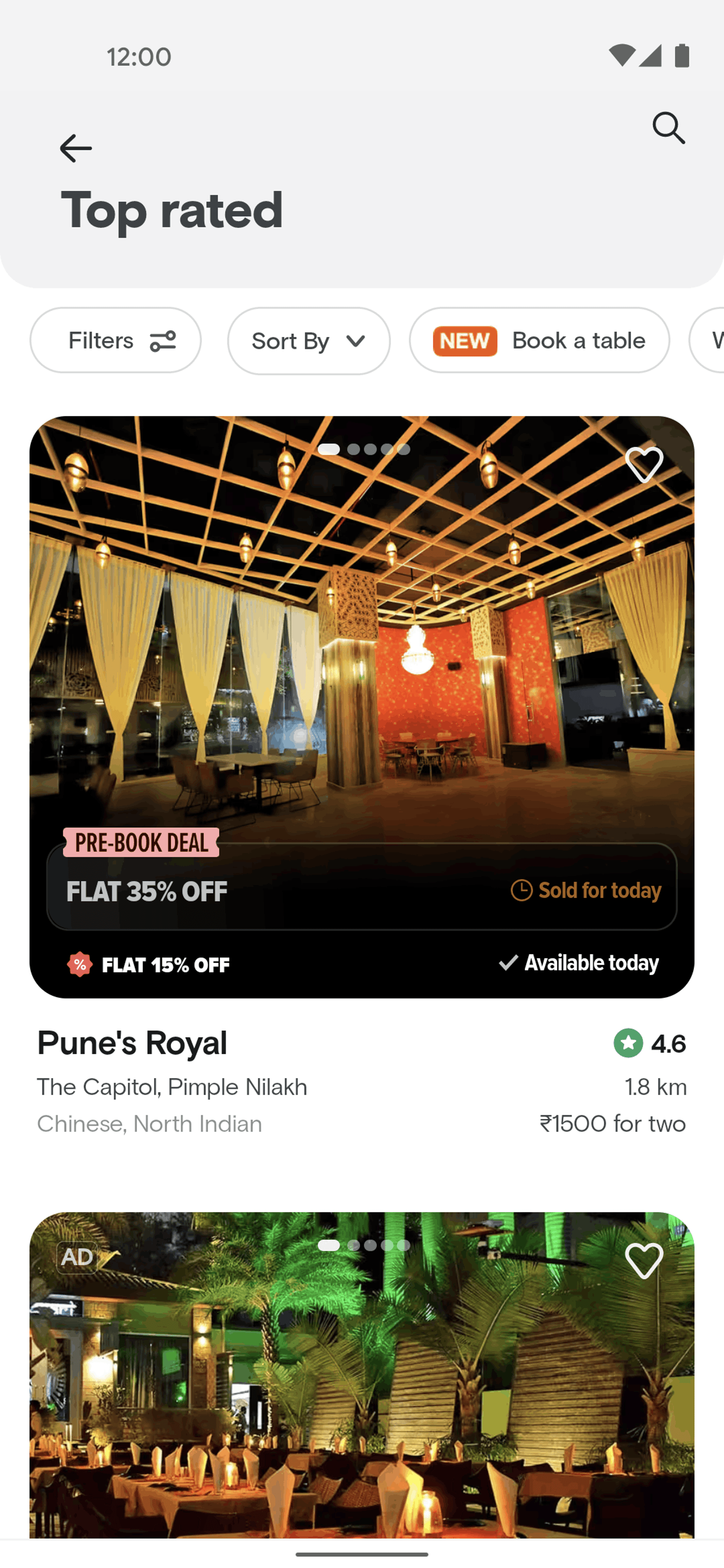 Swiggy Android Food & Drink interface screenshot 15