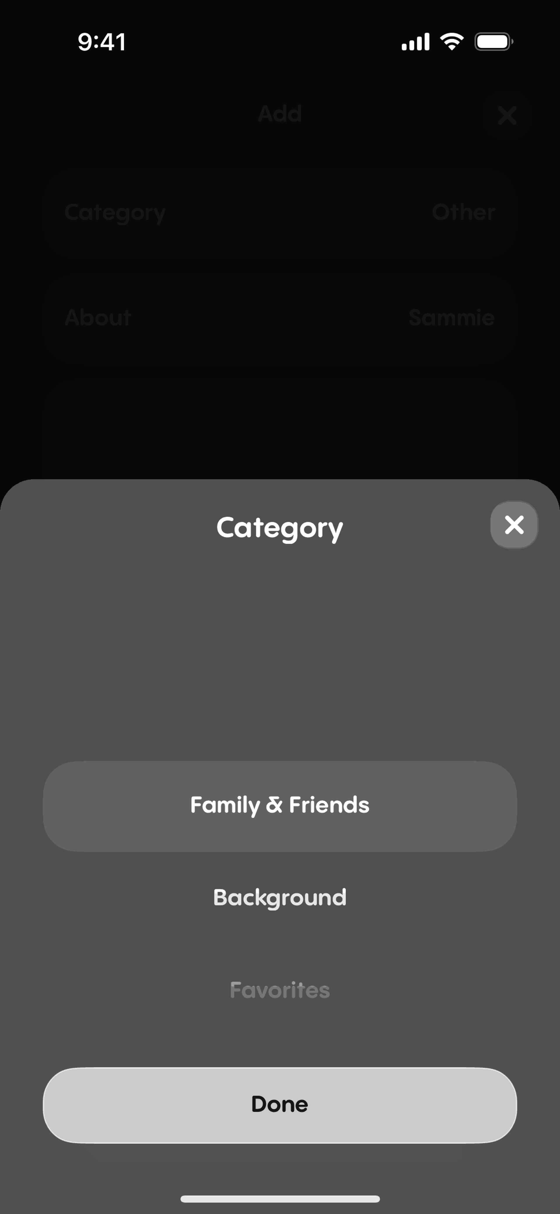 Replika iOS Health & Fitness interface screenshot 9