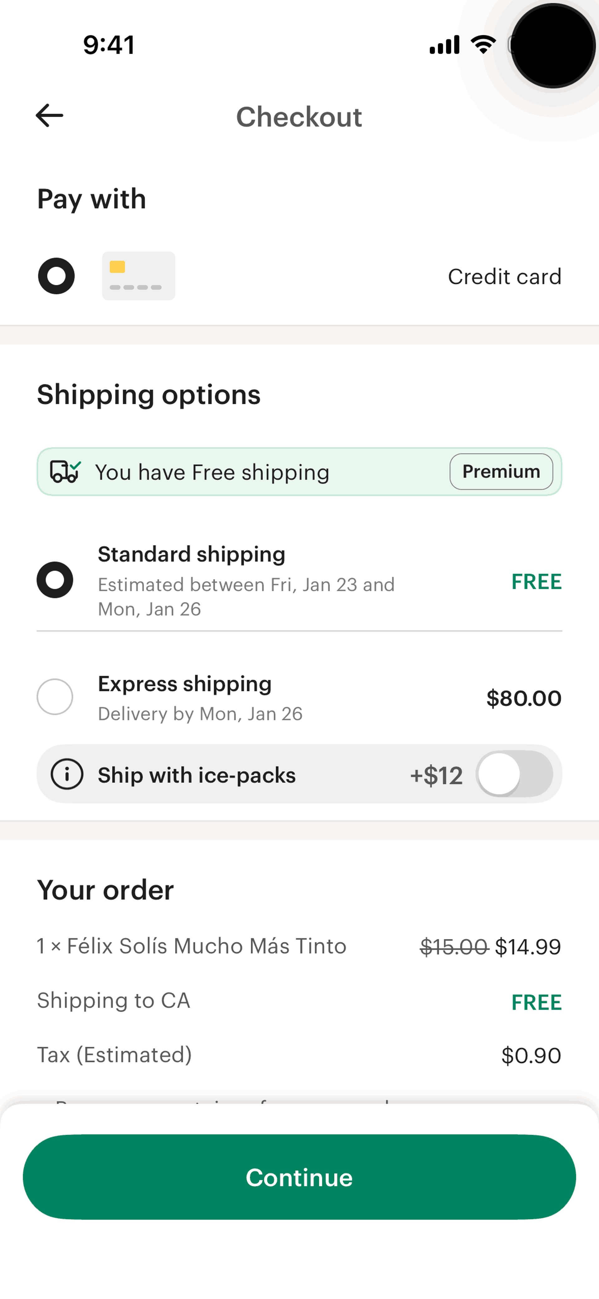 Vivino iOS Shopping interface screenshot 3