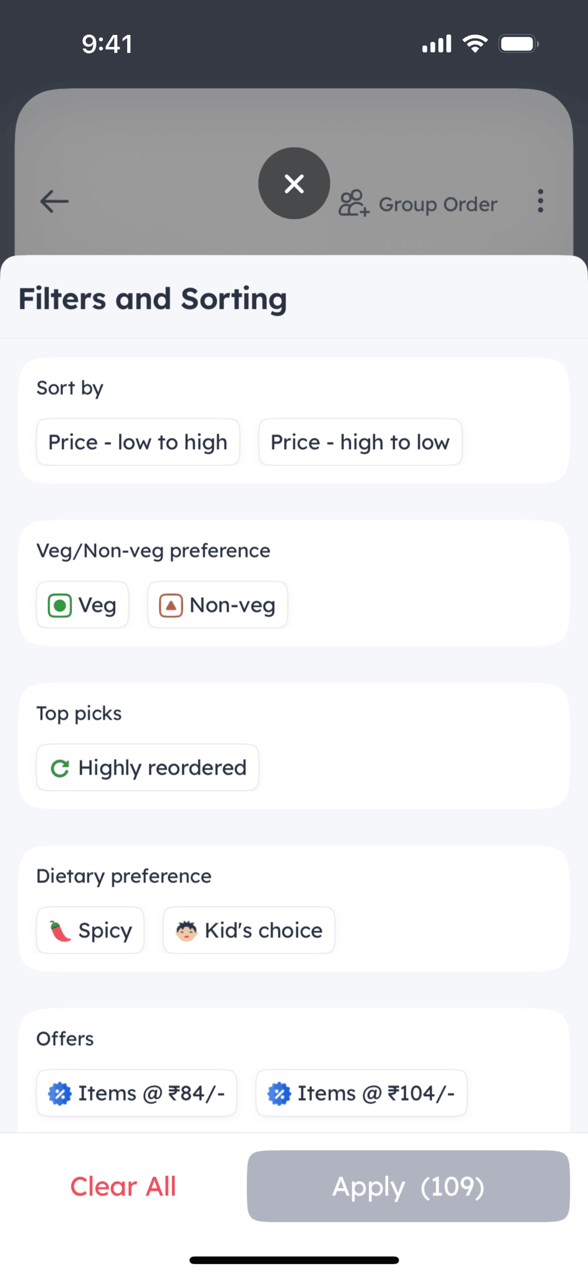 Zomato iOS Food & Drink interface screenshot 15