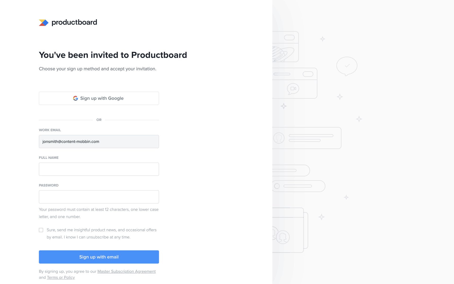 Productboard Web Business interface screenshot 7