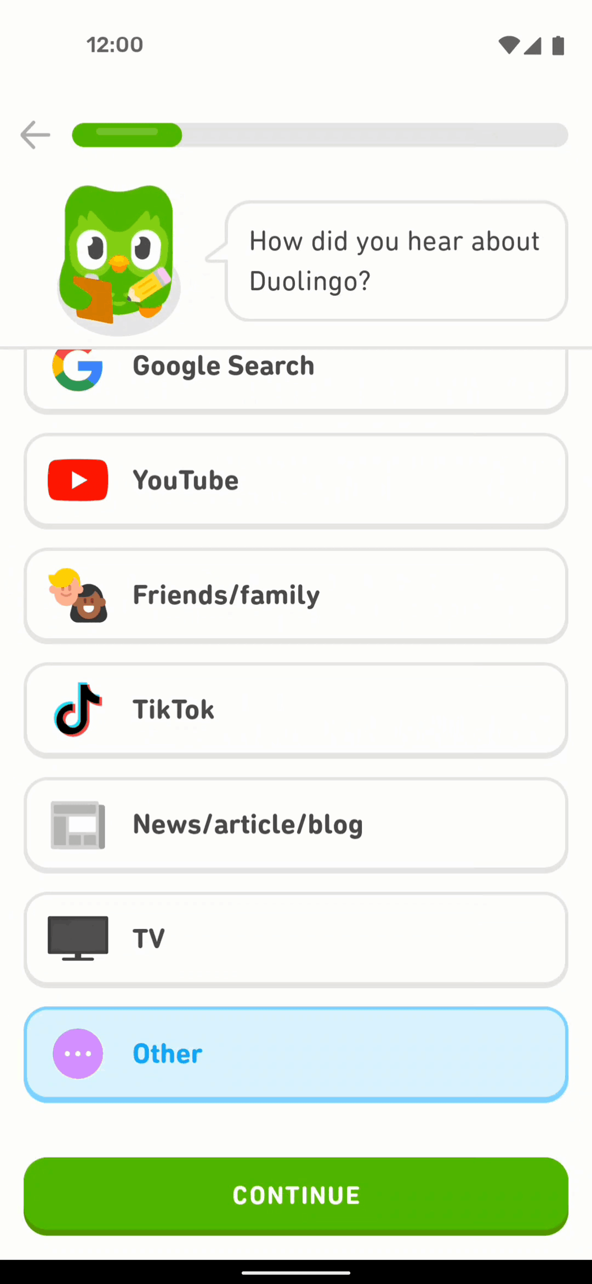 Duolingo Android Education interface screenshot 12