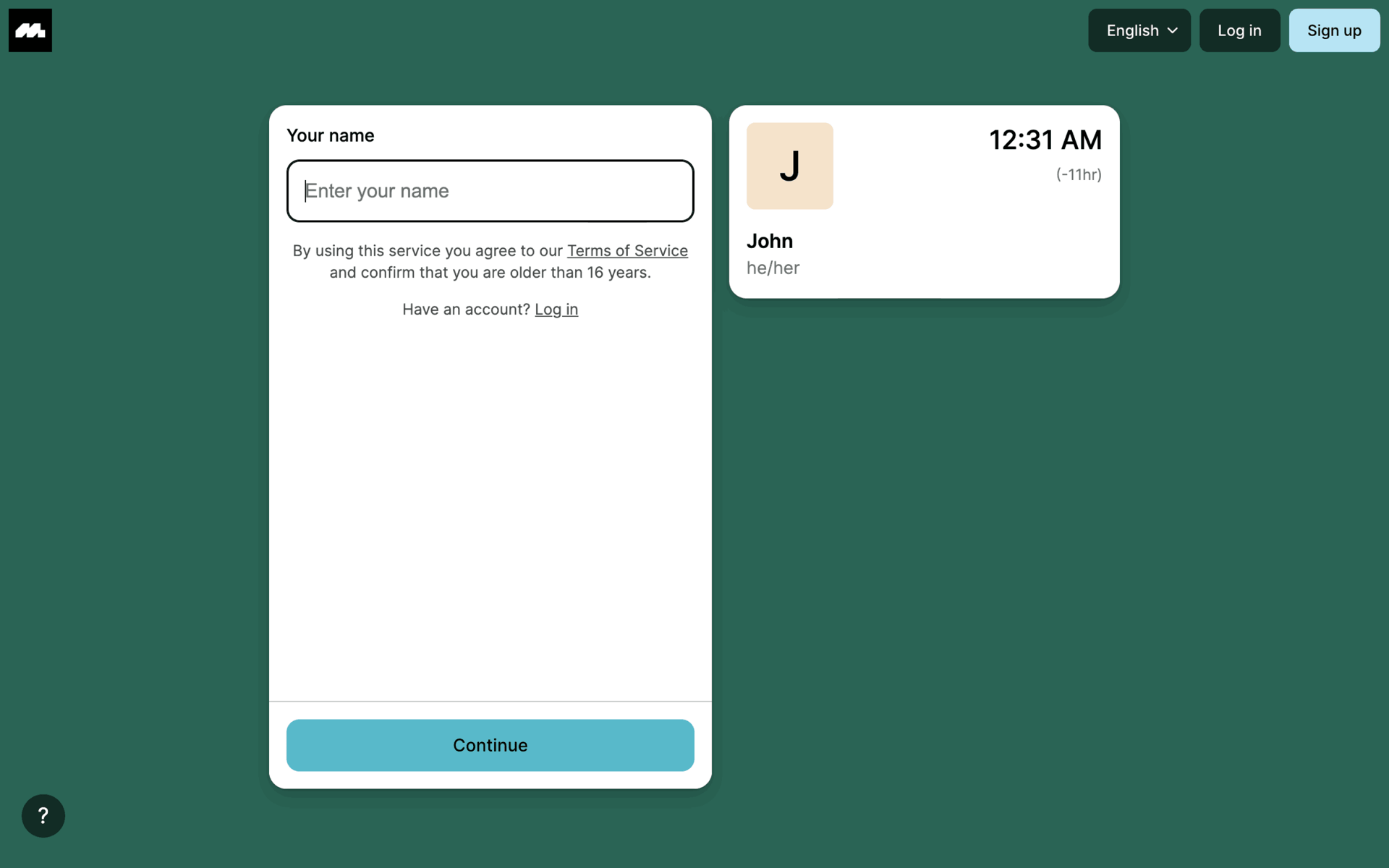 Whereby Web Business interface screenshot 2