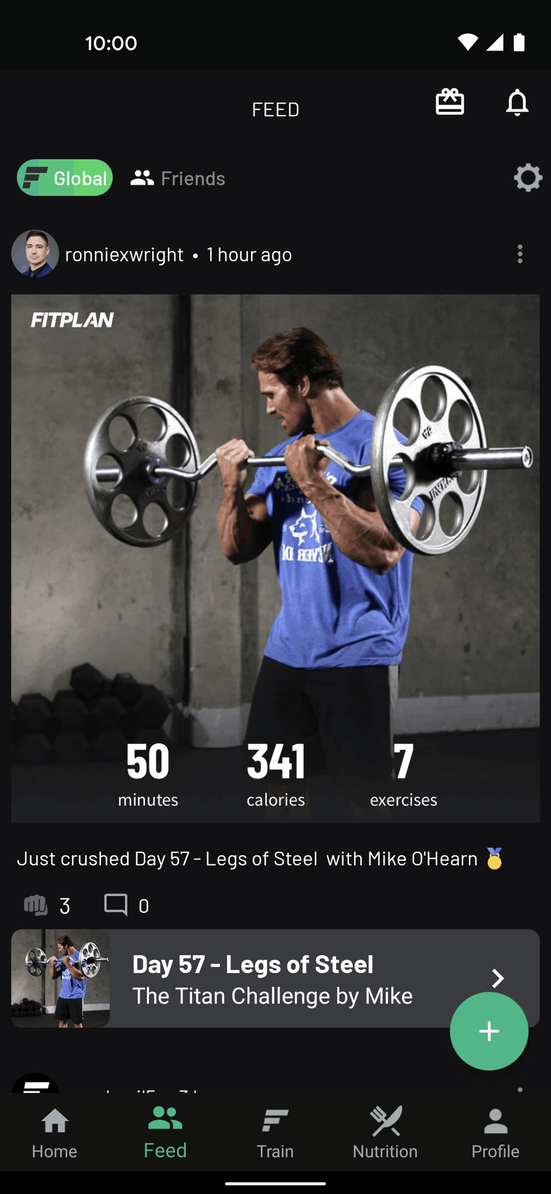 Fitplan Android Health & Fitness interface screenshot 5