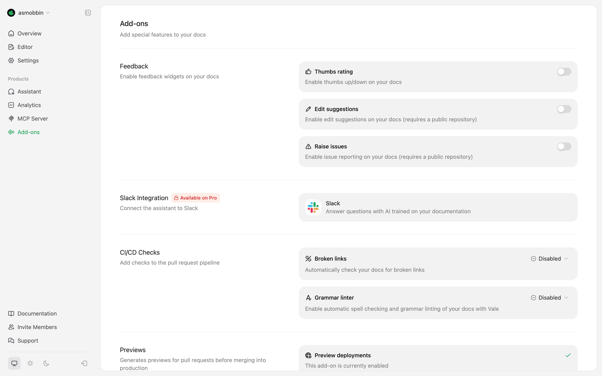Mintlify Web Developer Tools interface screenshot 5