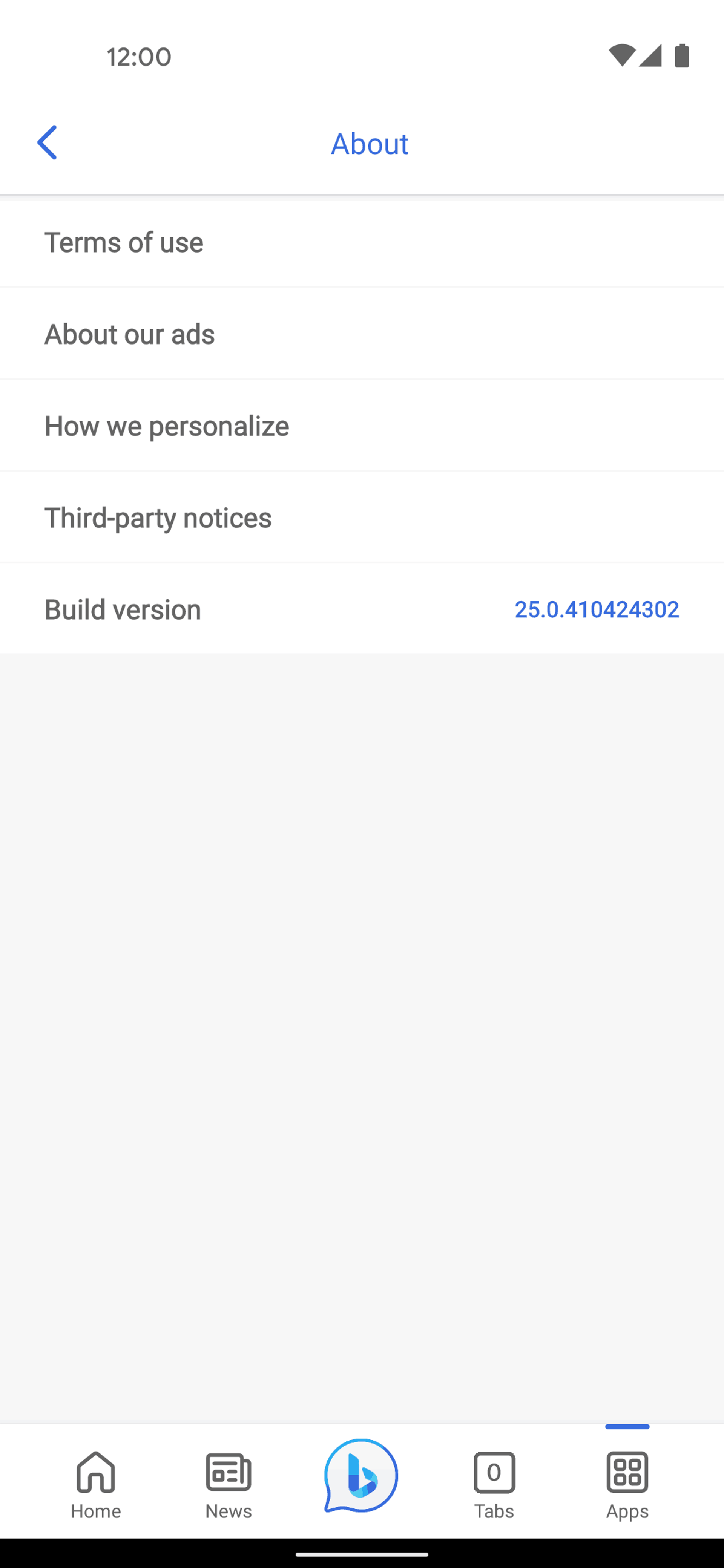 Bing Android AI interface screenshot 17