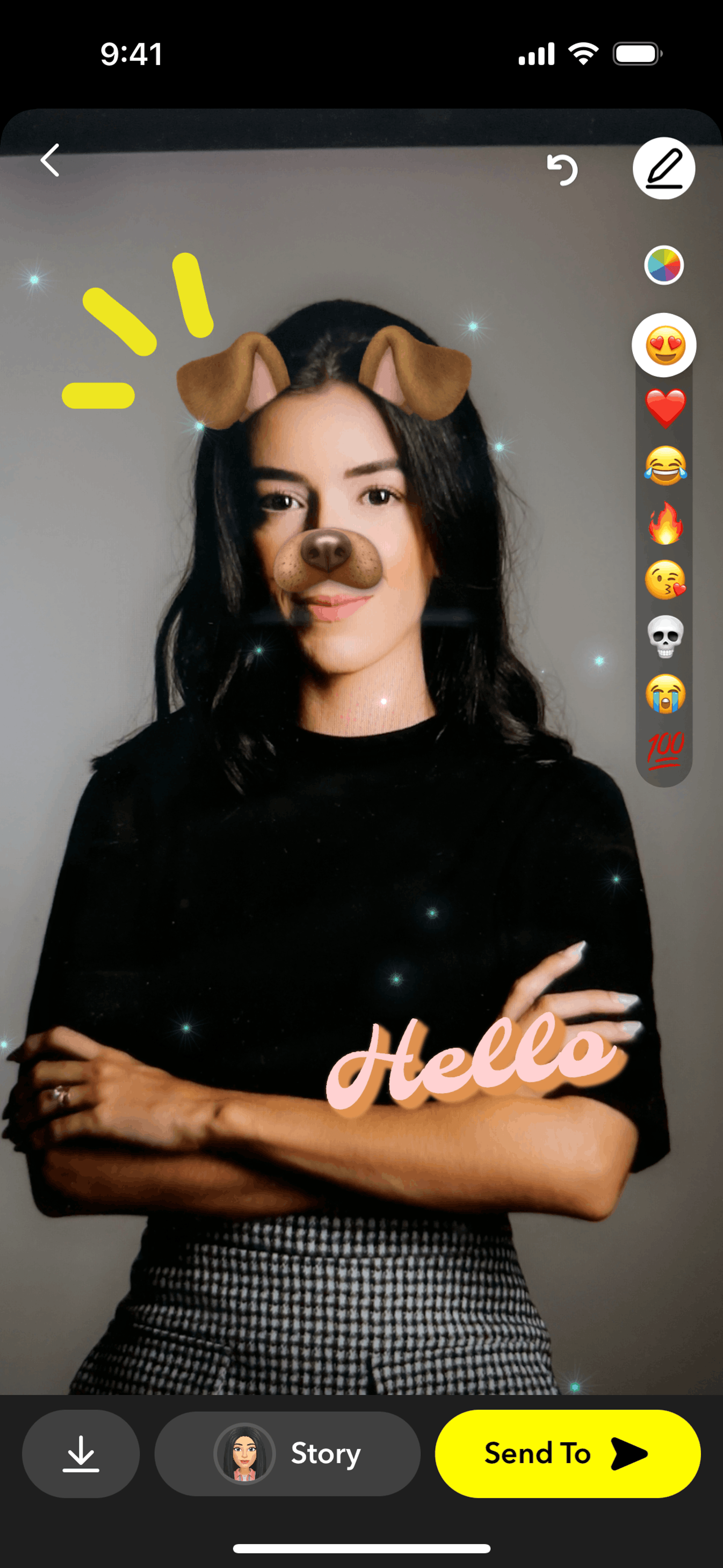 Snapchat iOS Photo & Video interface screenshot 6