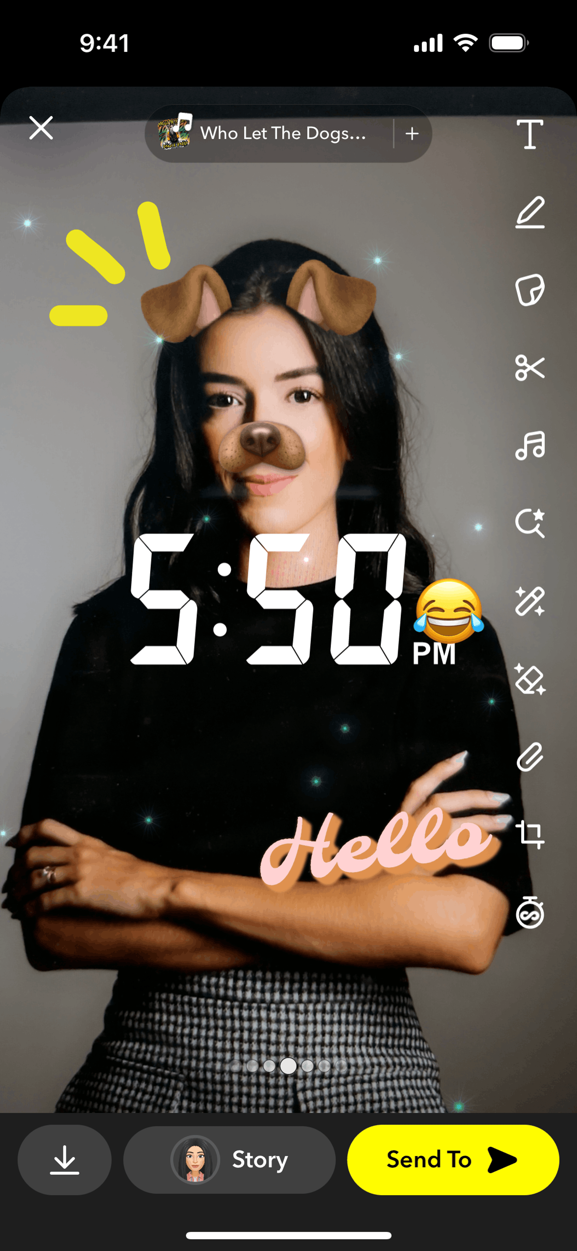 Snapchat iOS Photo & Video interface screenshot 8