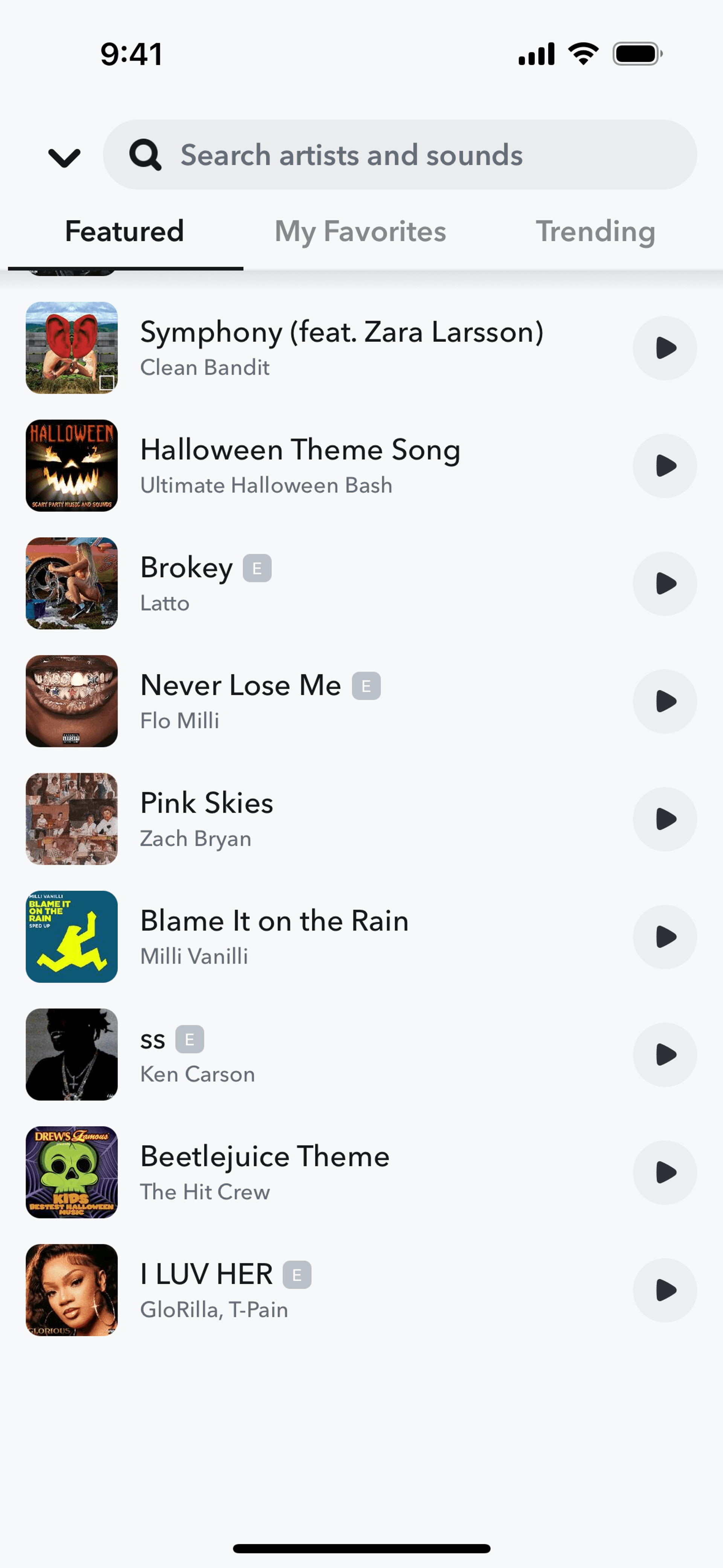 Snapchat iOS Photo & Video interface screenshot 17