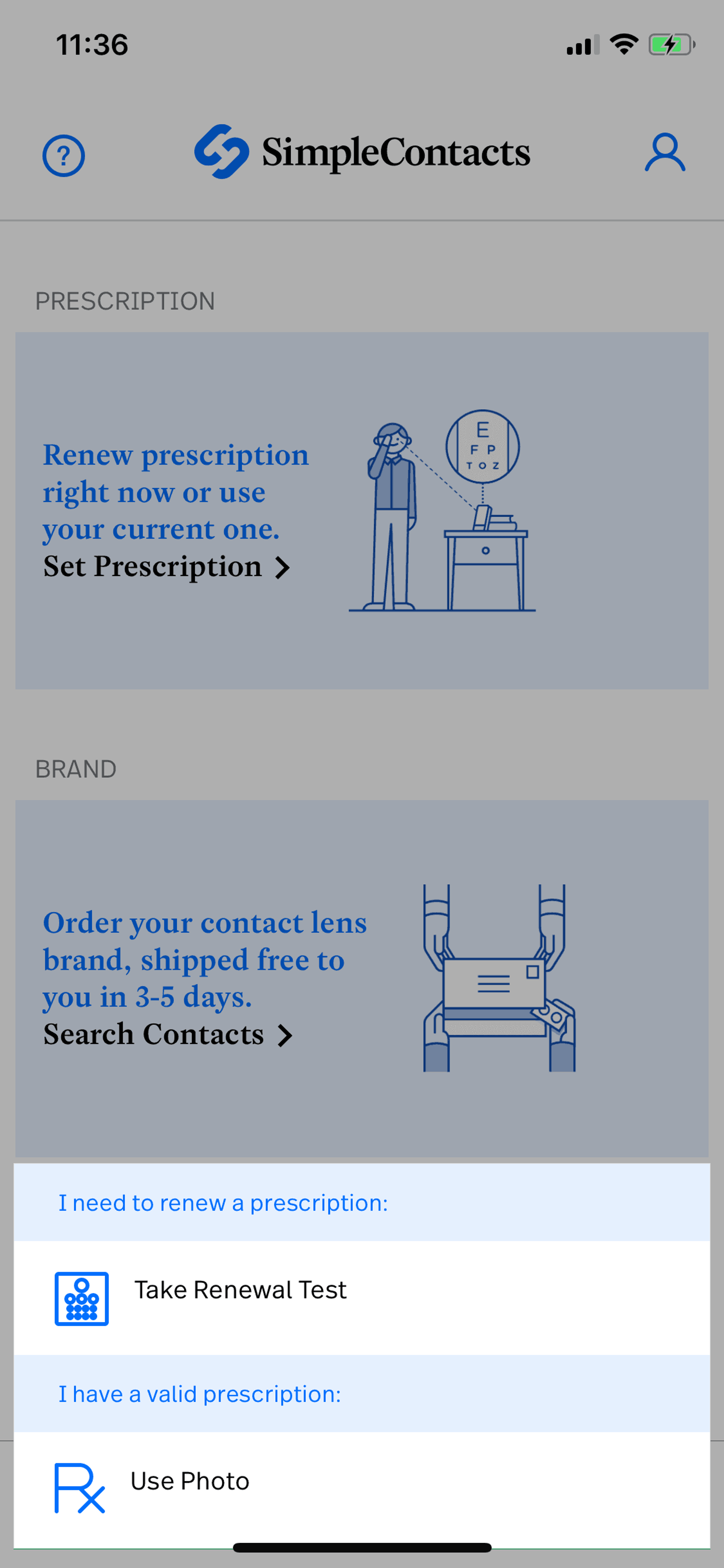 Simple Contacts iOS Medical interface screenshot 12