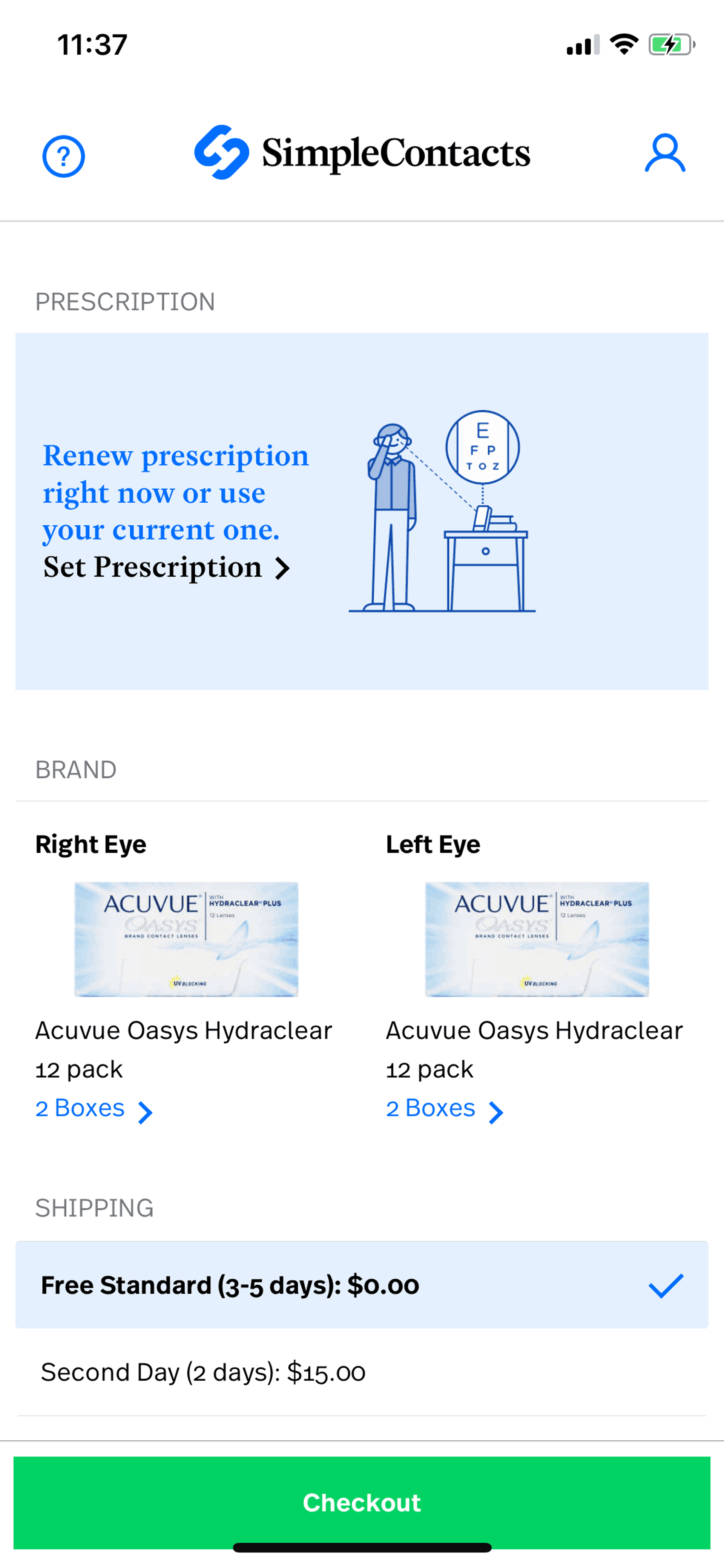 Simple Contacts iOS Medical interface screenshot 18
