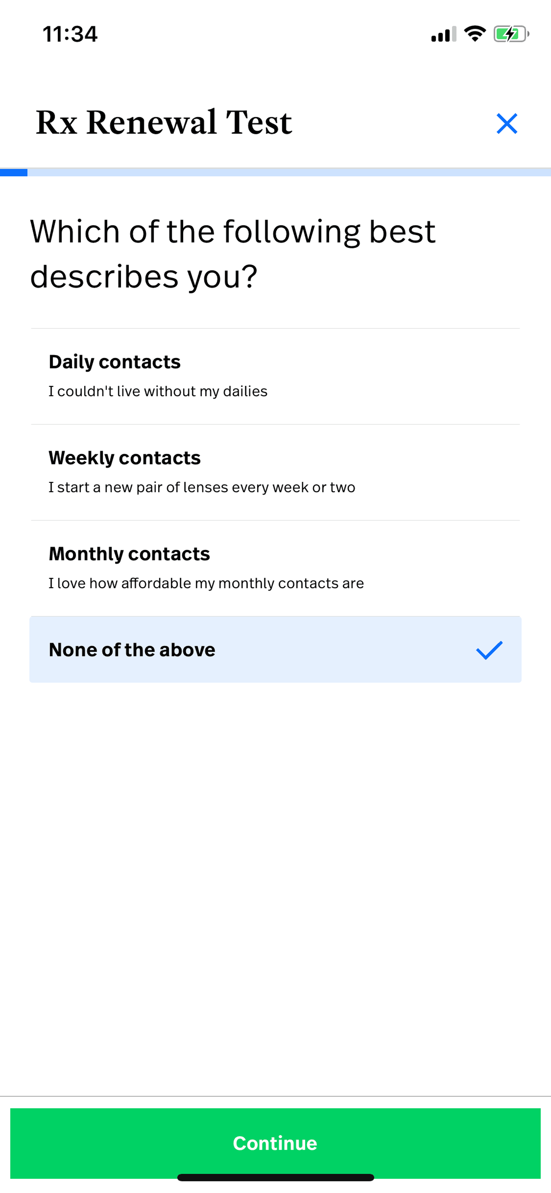Simple Contacts iOS Medical interface screenshot 3