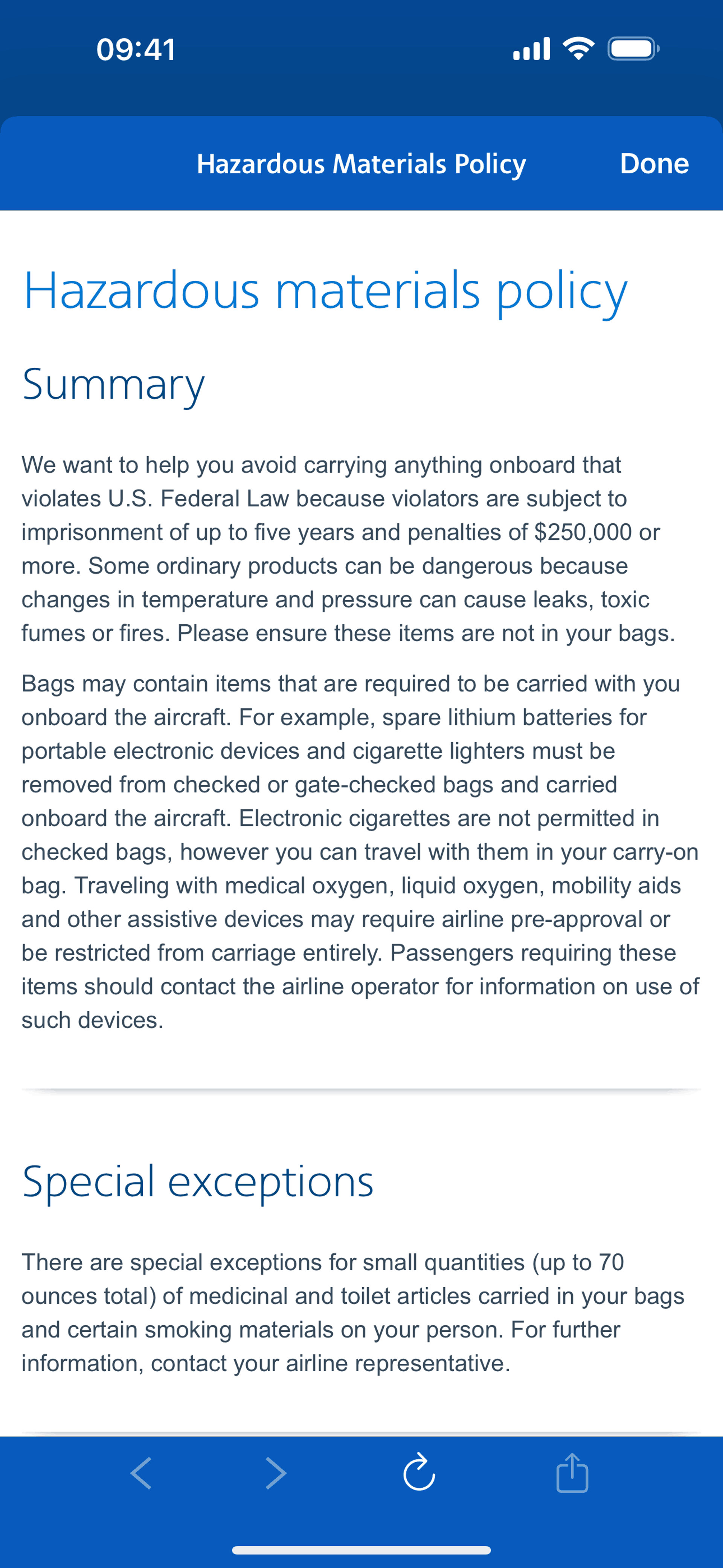 American Airlines iOS Travel & Transportation interface screenshot 3