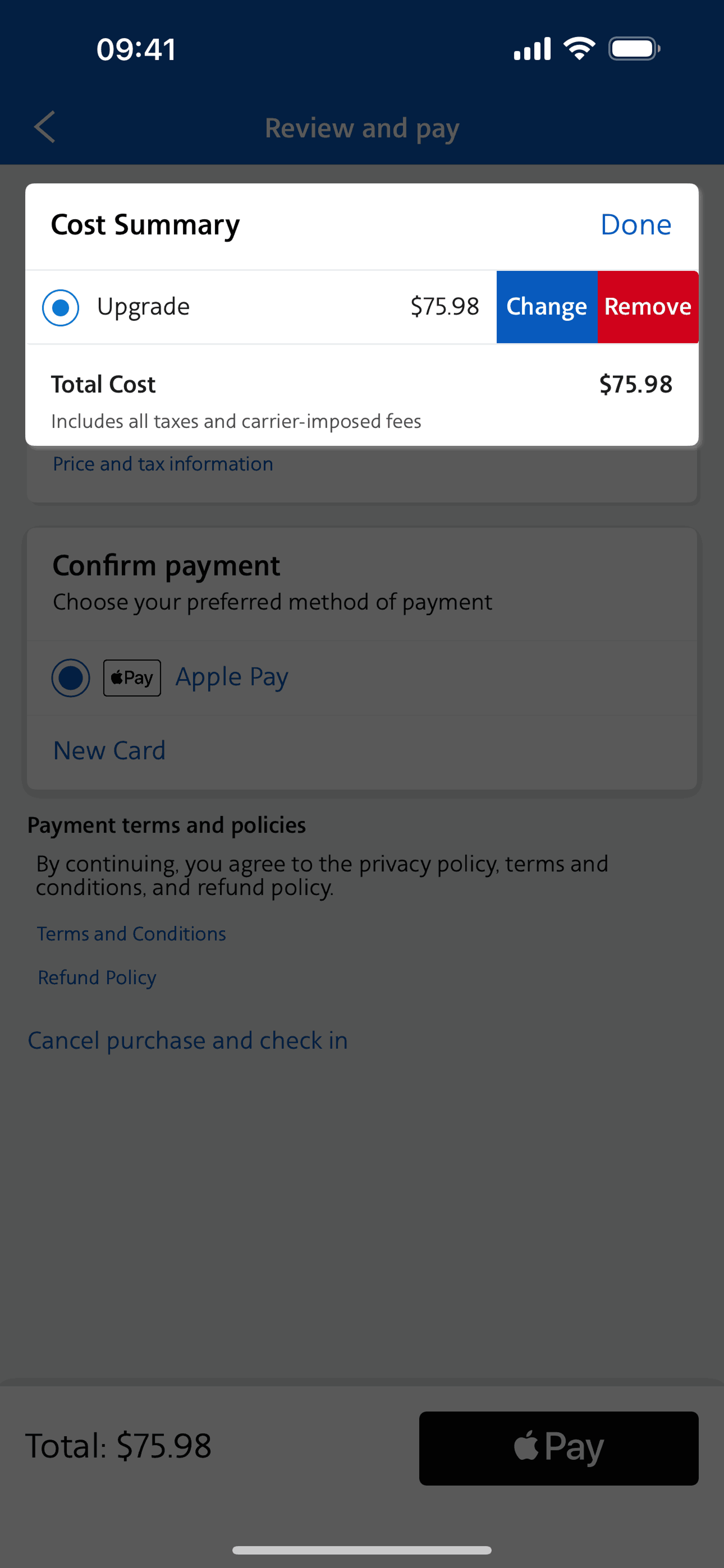 American Airlines iOS Travel & Transportation interface screenshot 4
