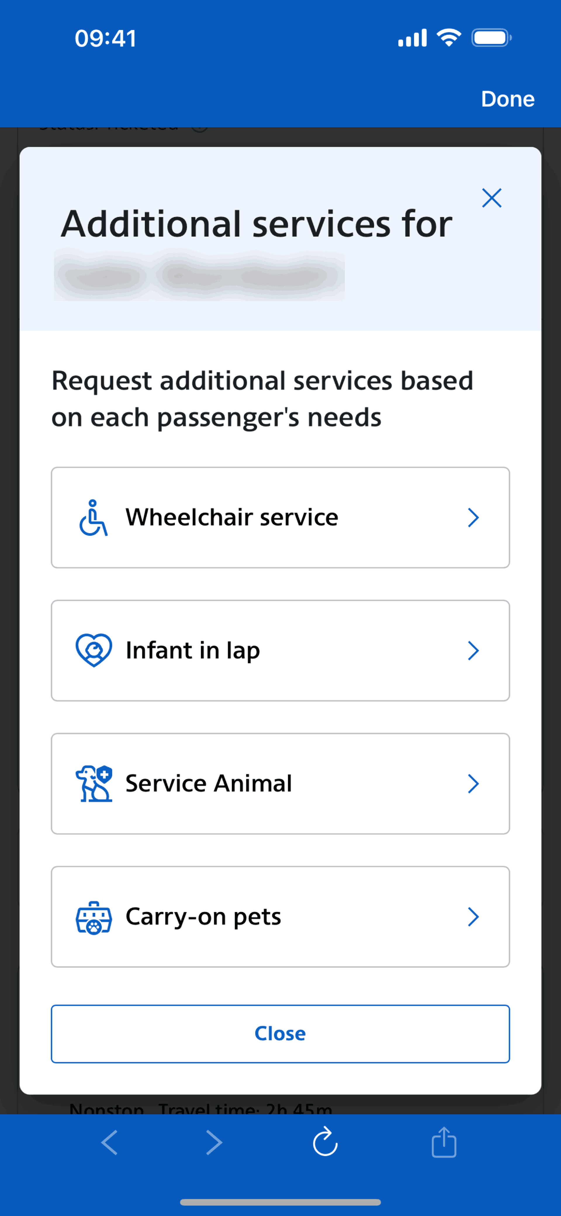 American Airlines iOS Travel & Transportation interface screenshot 12