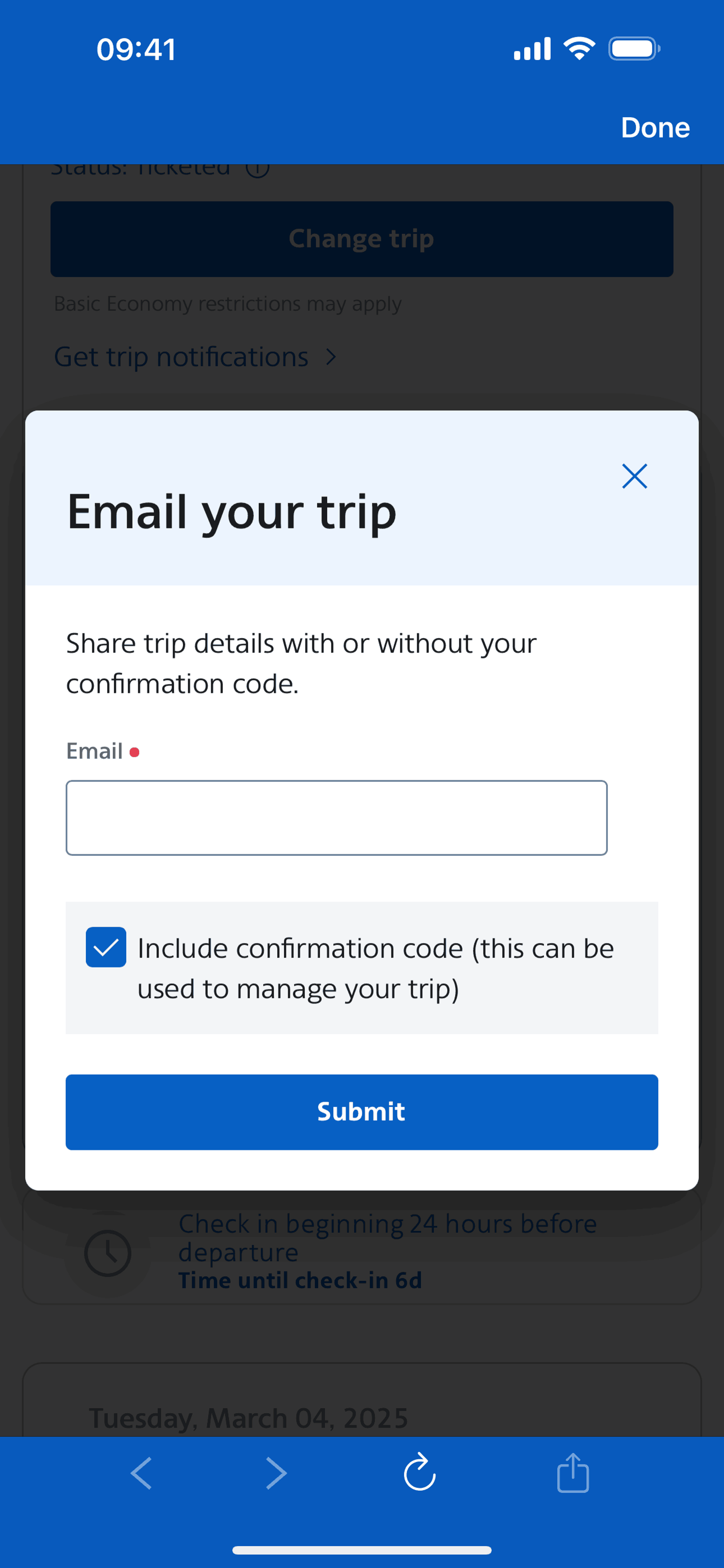 American Airlines iOS Travel & Transportation interface screenshot 14
