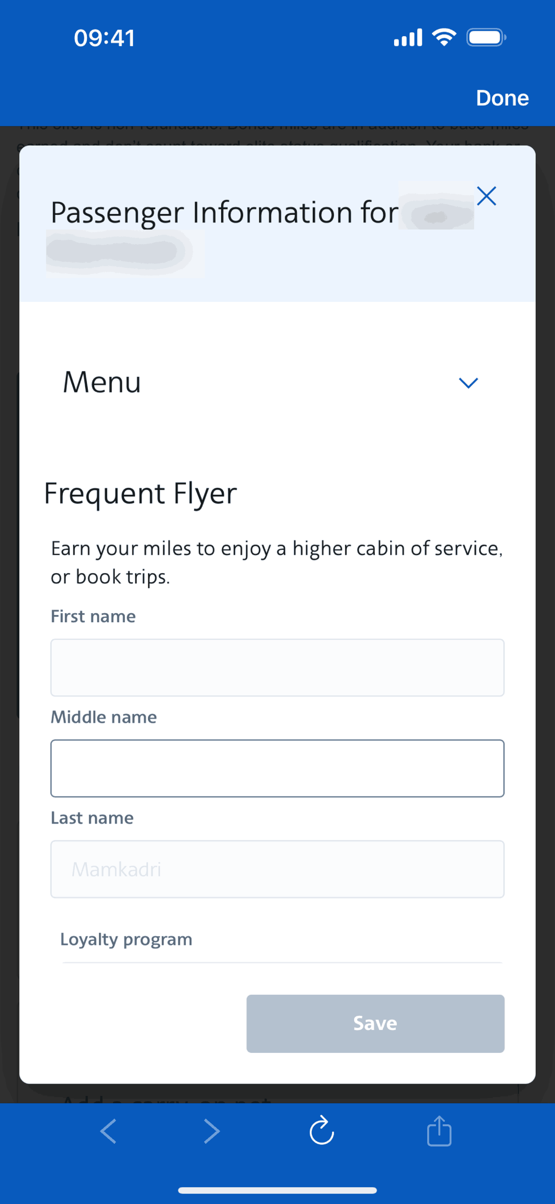 American Airlines iOS Travel & Transportation interface screenshot 17